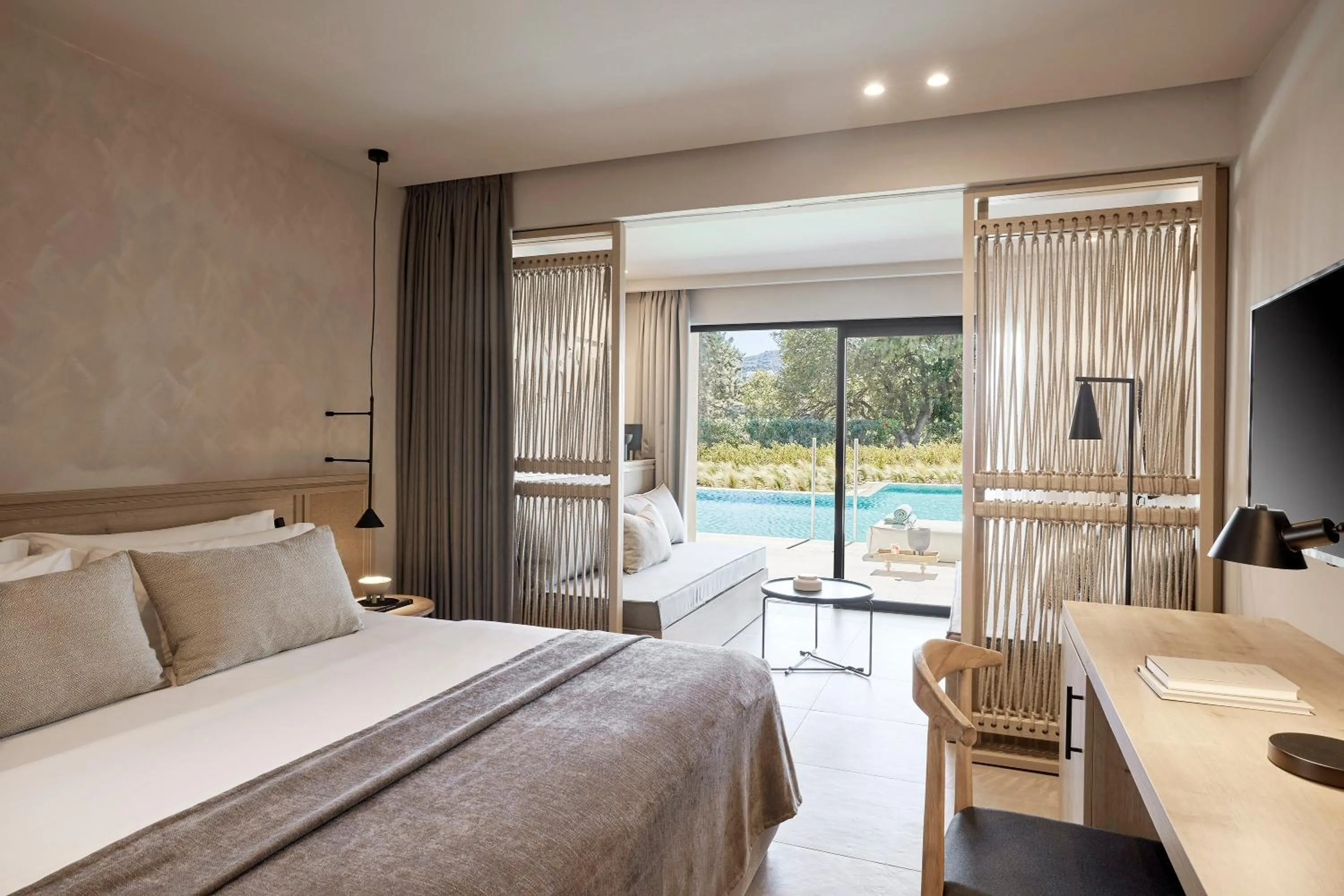 Bed in Helea Lifestyle Beach Resort