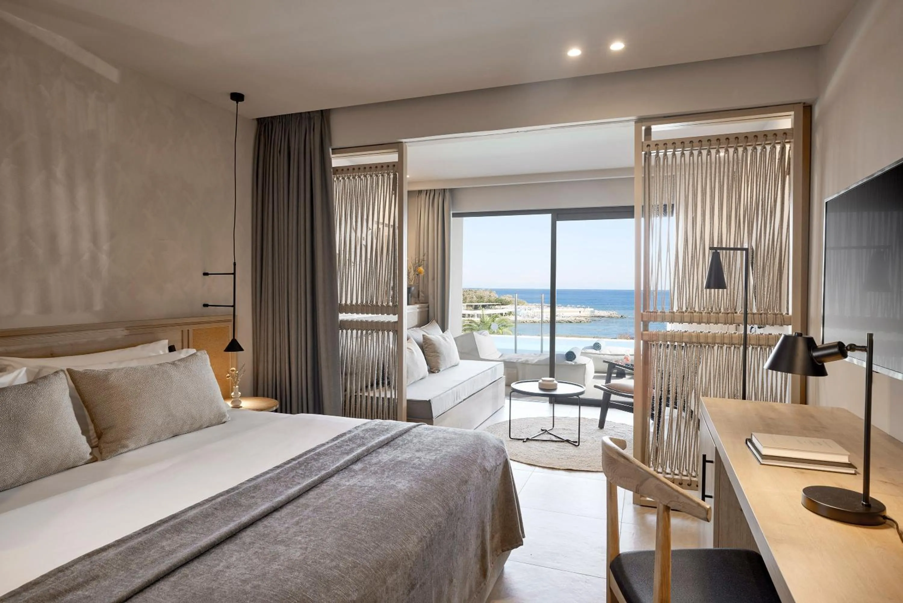 Bed in Helea Lifestyle Beach Resort