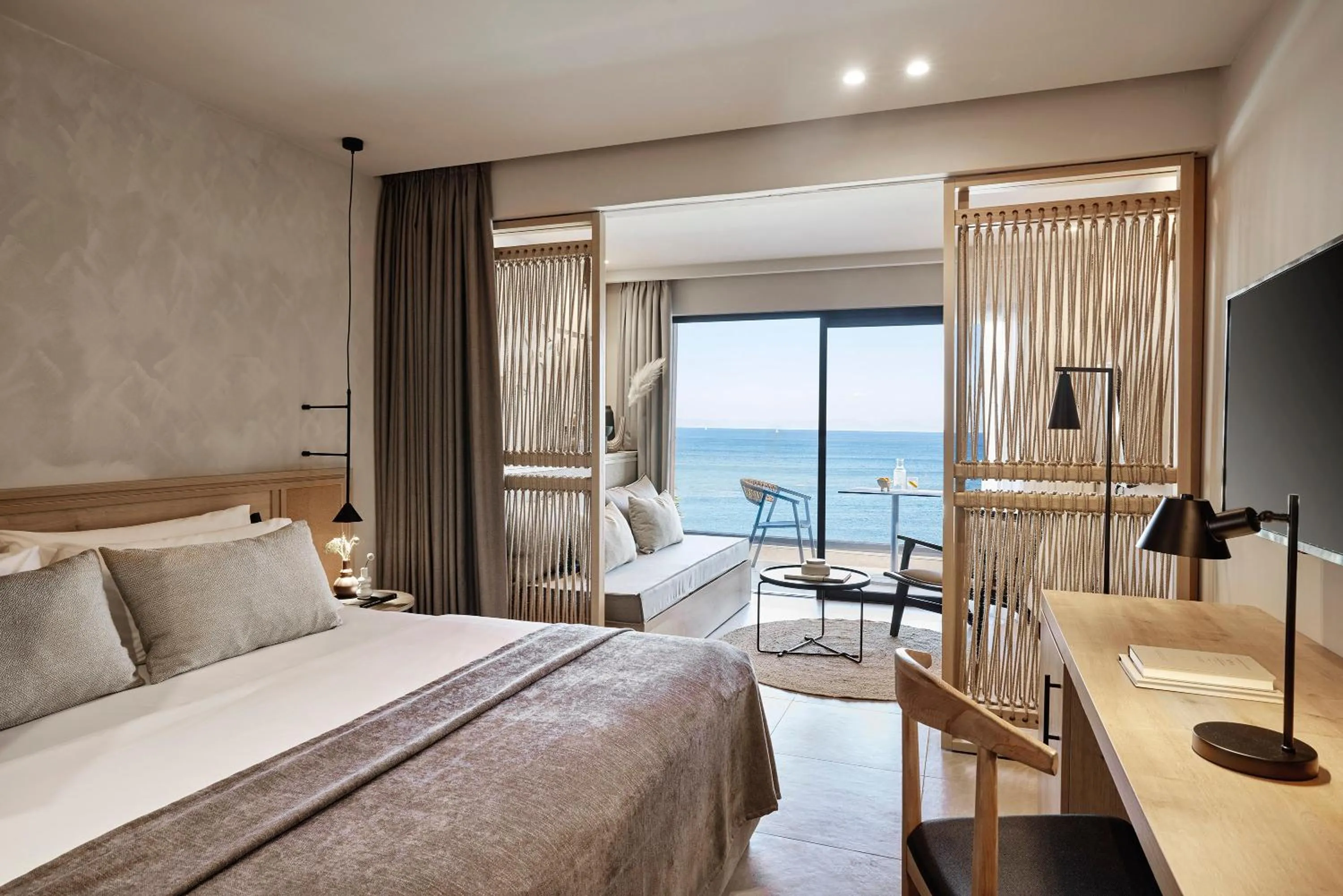 Bed in Helea Lifestyle Beach Resort