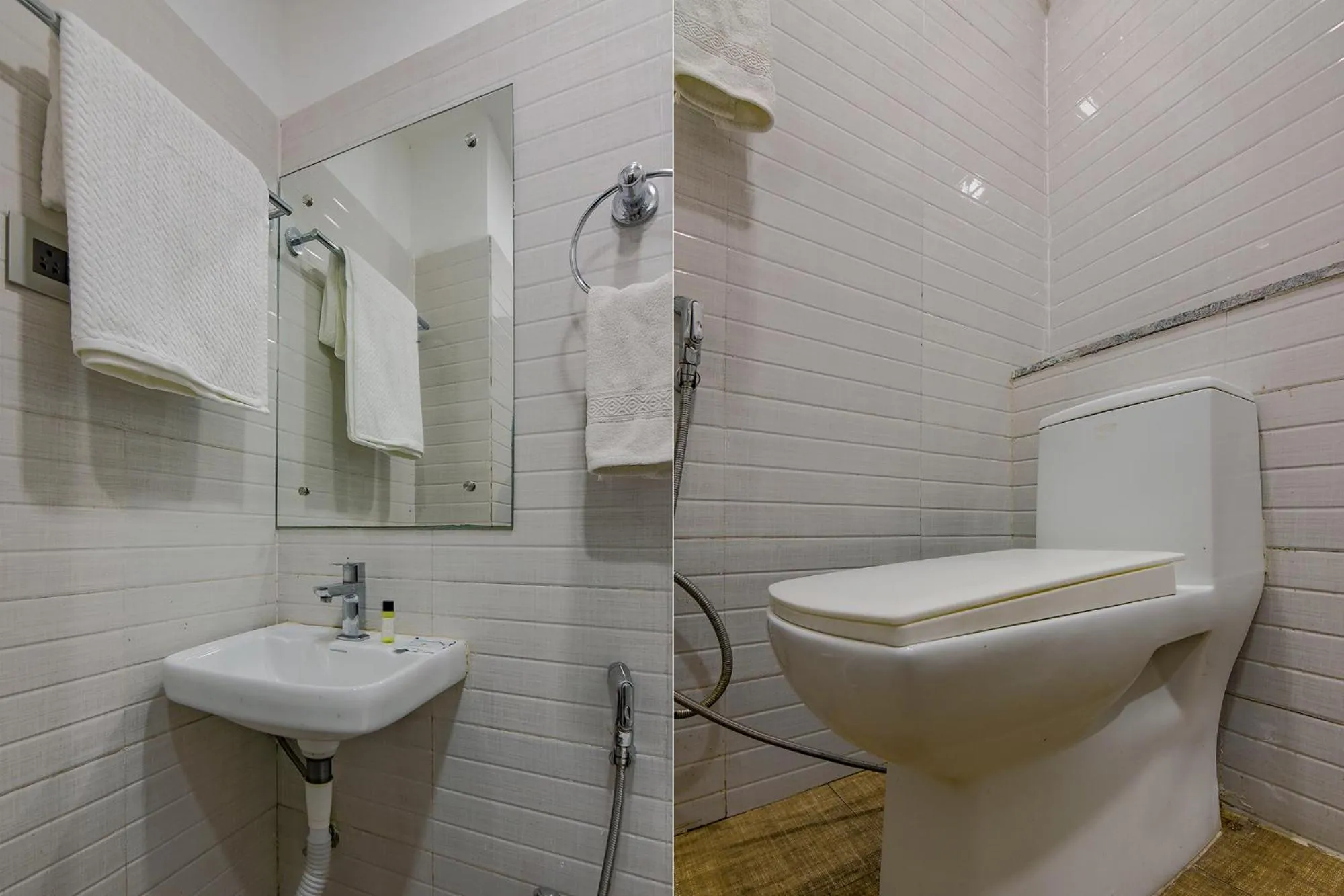 Bathroom in FabHotel Middleton Desire - Nr Niladri Vihar Square