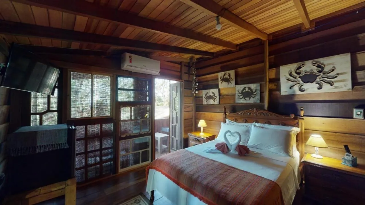 Bed in Hotel Pousada Praia do Farol