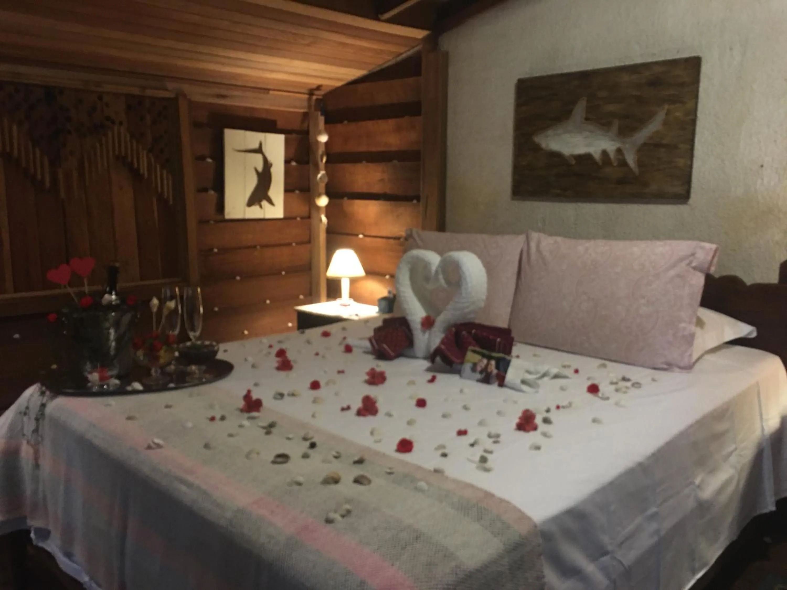 Bed in Hotel Pousada Praia do Farol