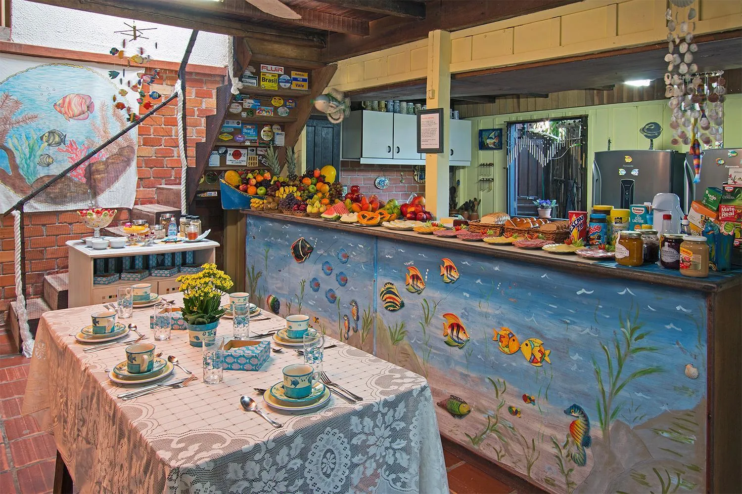 Breakfast in Hotel Pousada Praia do Farol