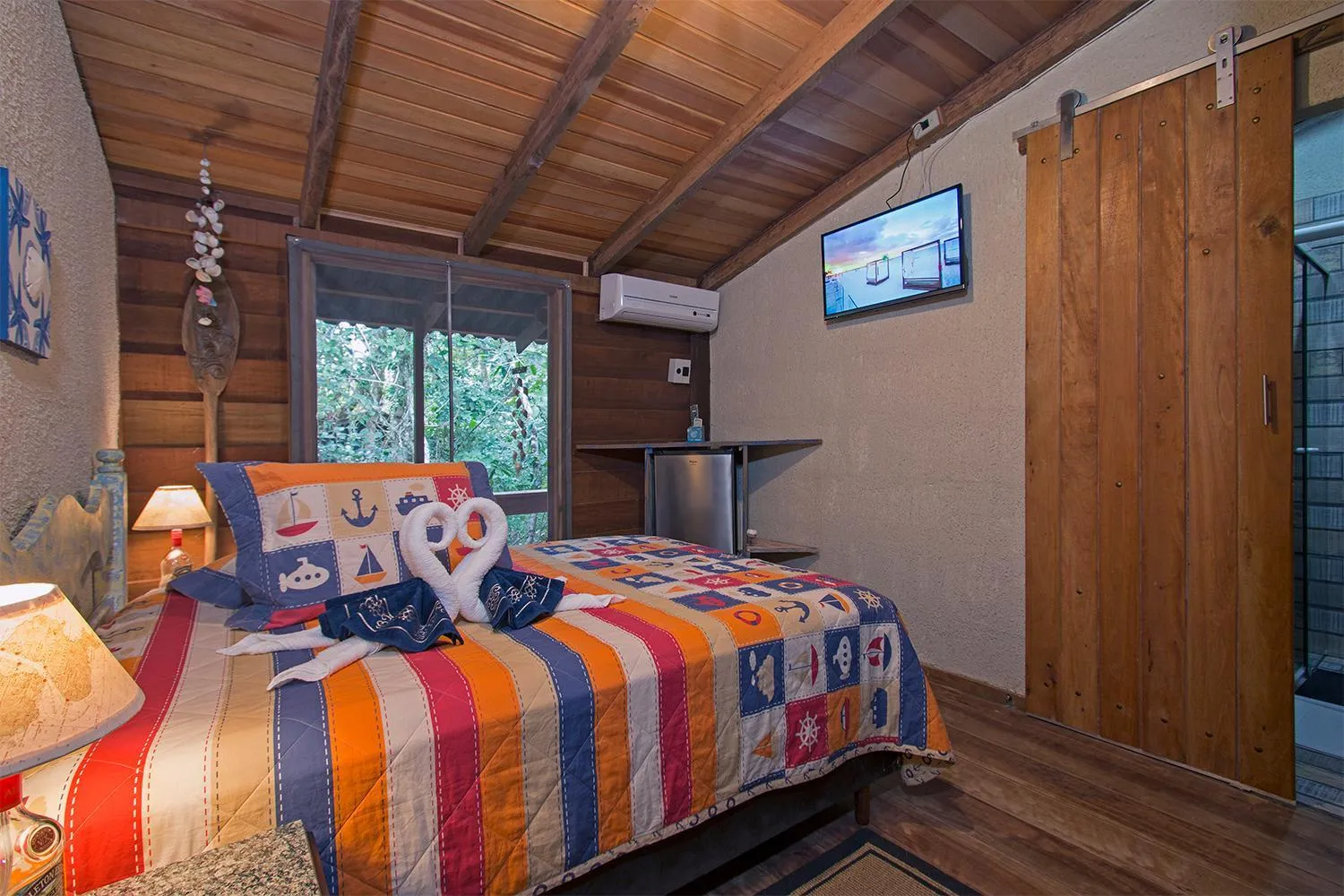 Bed in Hotel Pousada Praia do Farol