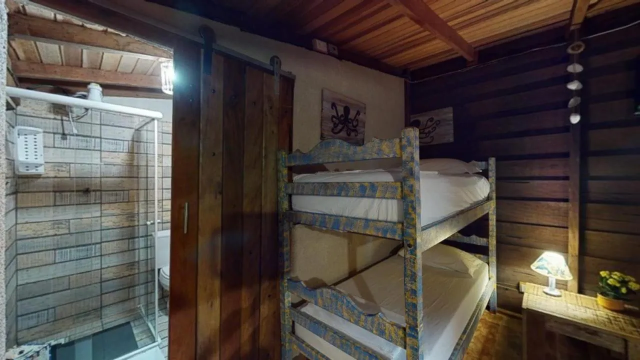 Bed in Hotel Pousada Praia do Farol