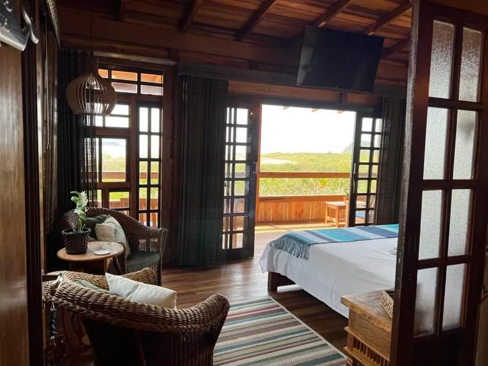 Bed in Hotel Pousada Praia do Farol