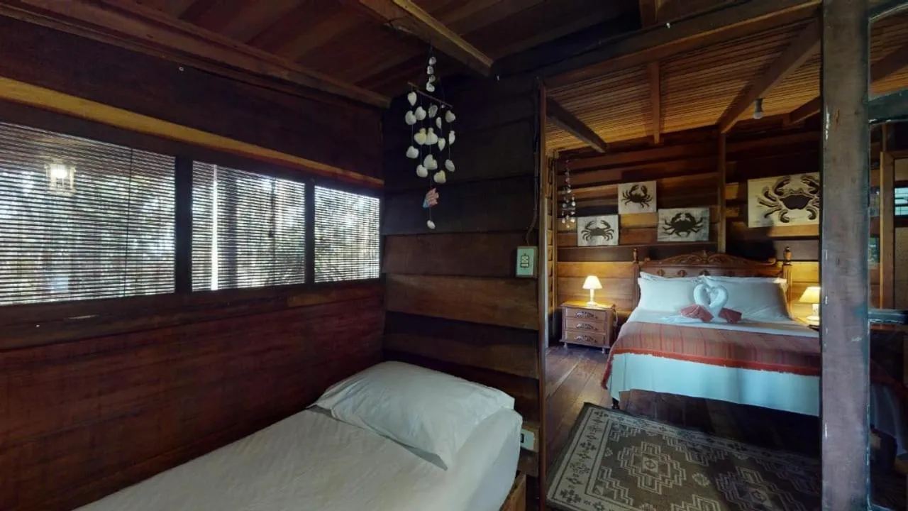 Bed in Hotel Pousada Praia do Farol