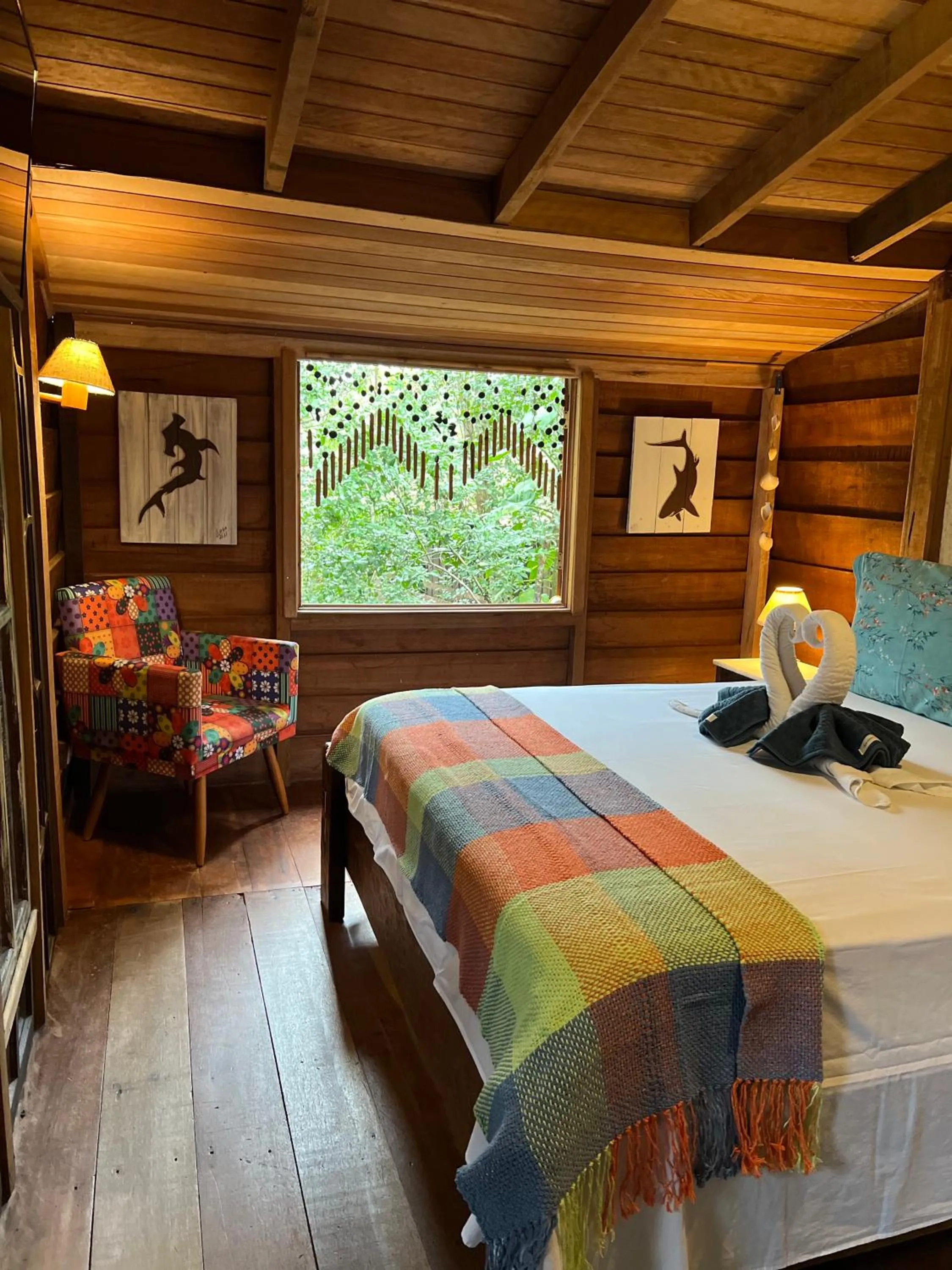 Bed in Hotel Pousada Praia do Farol