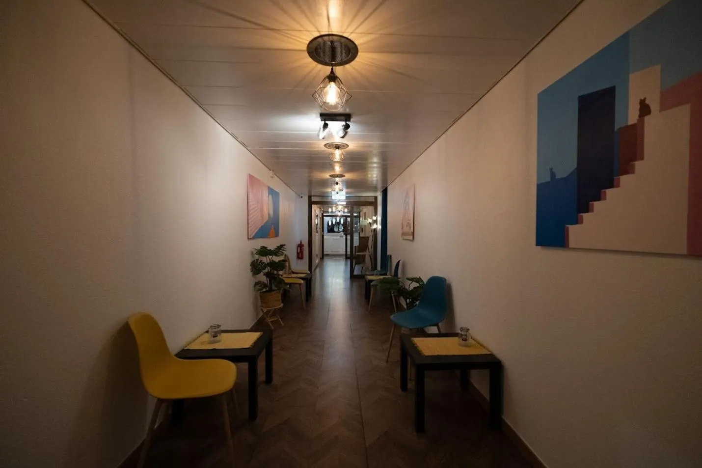 Lobby or reception in Hotel Les Arcades