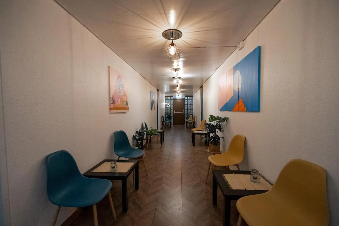 Lobby or reception in Hotel Les Arcades