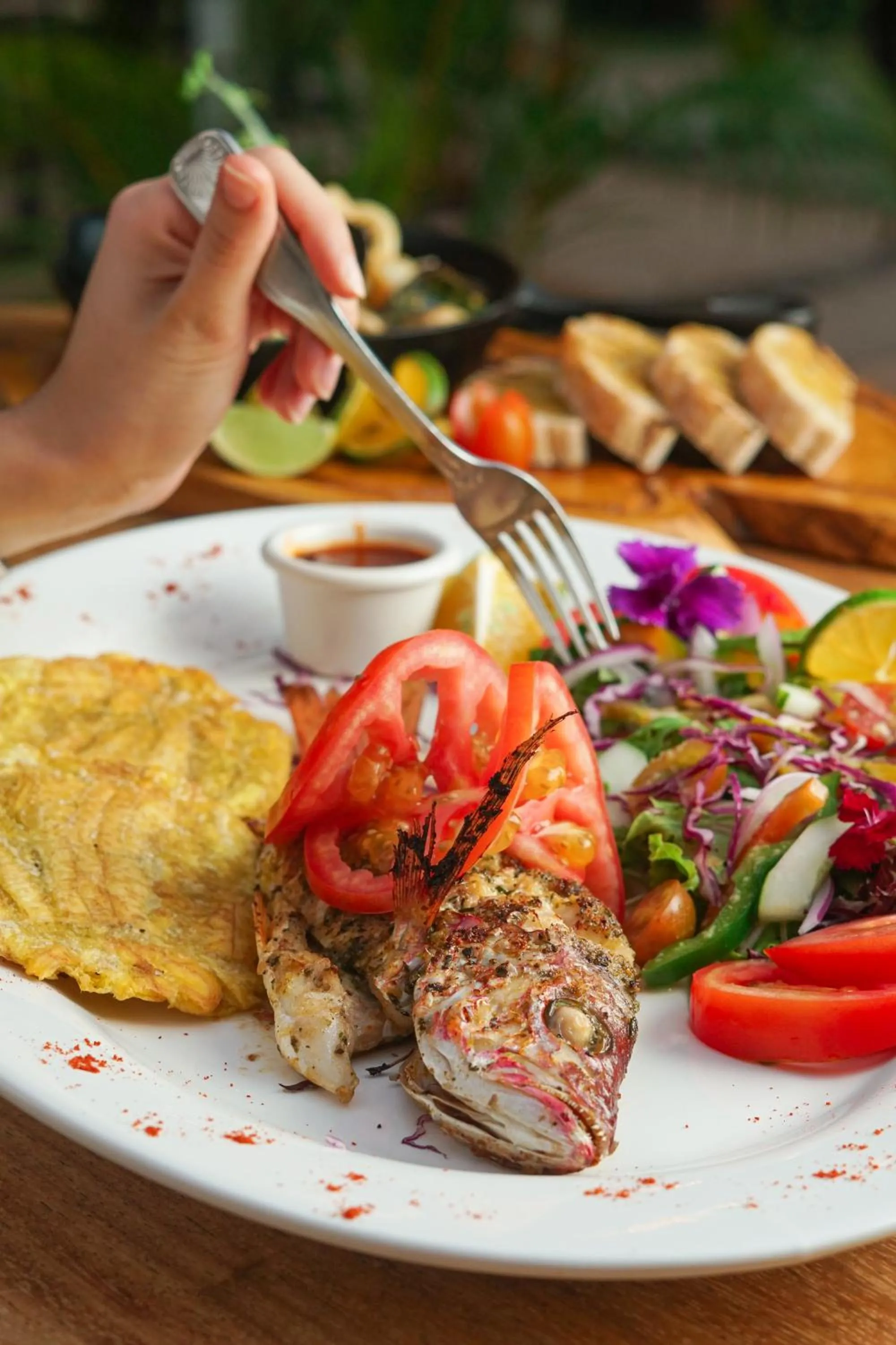 Restaurant/places to eat in Hotel Playa Espadilla & Gardens