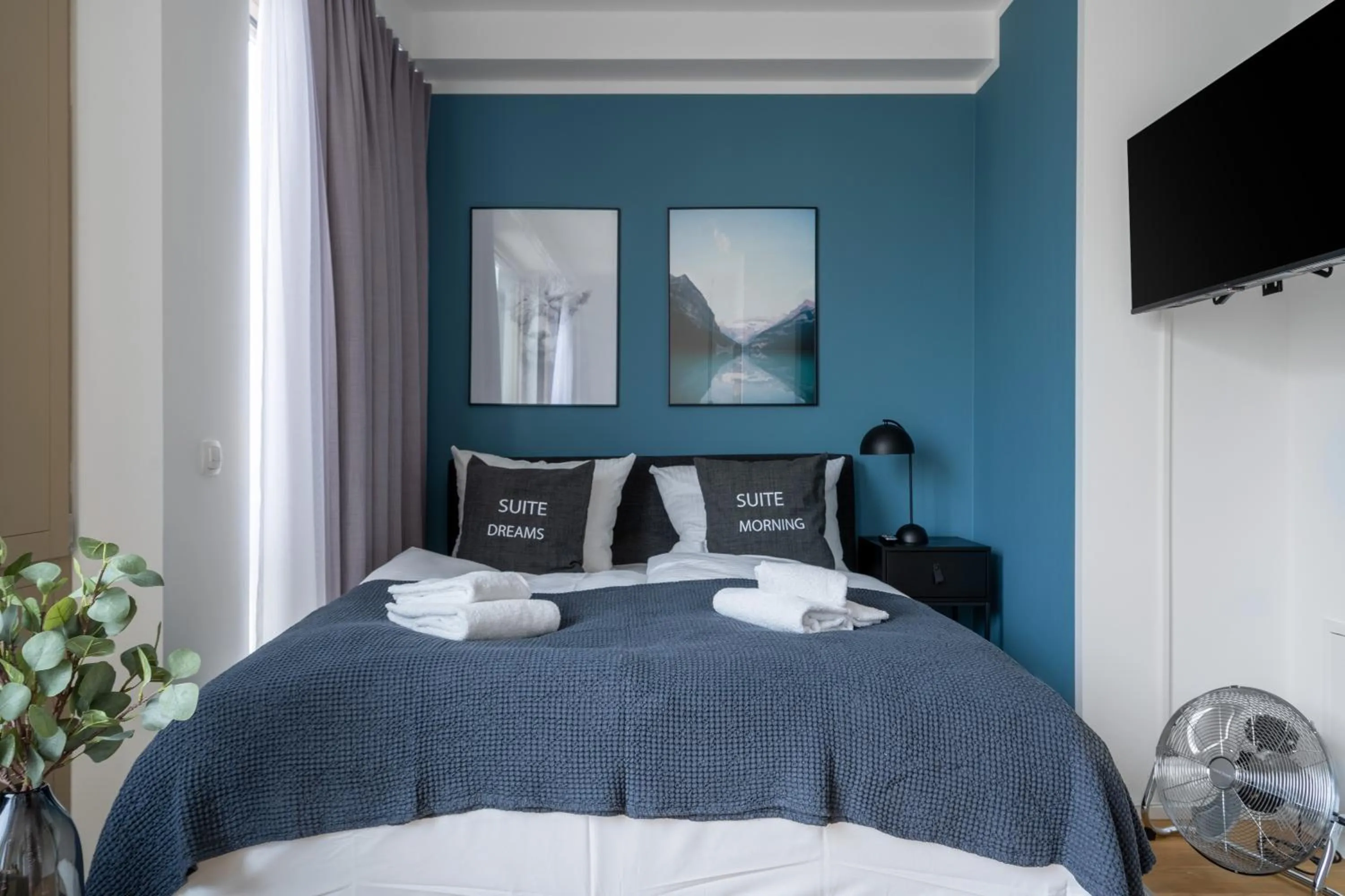 Bed in Limehome Potsdam Annemarie-Wolff-Platz