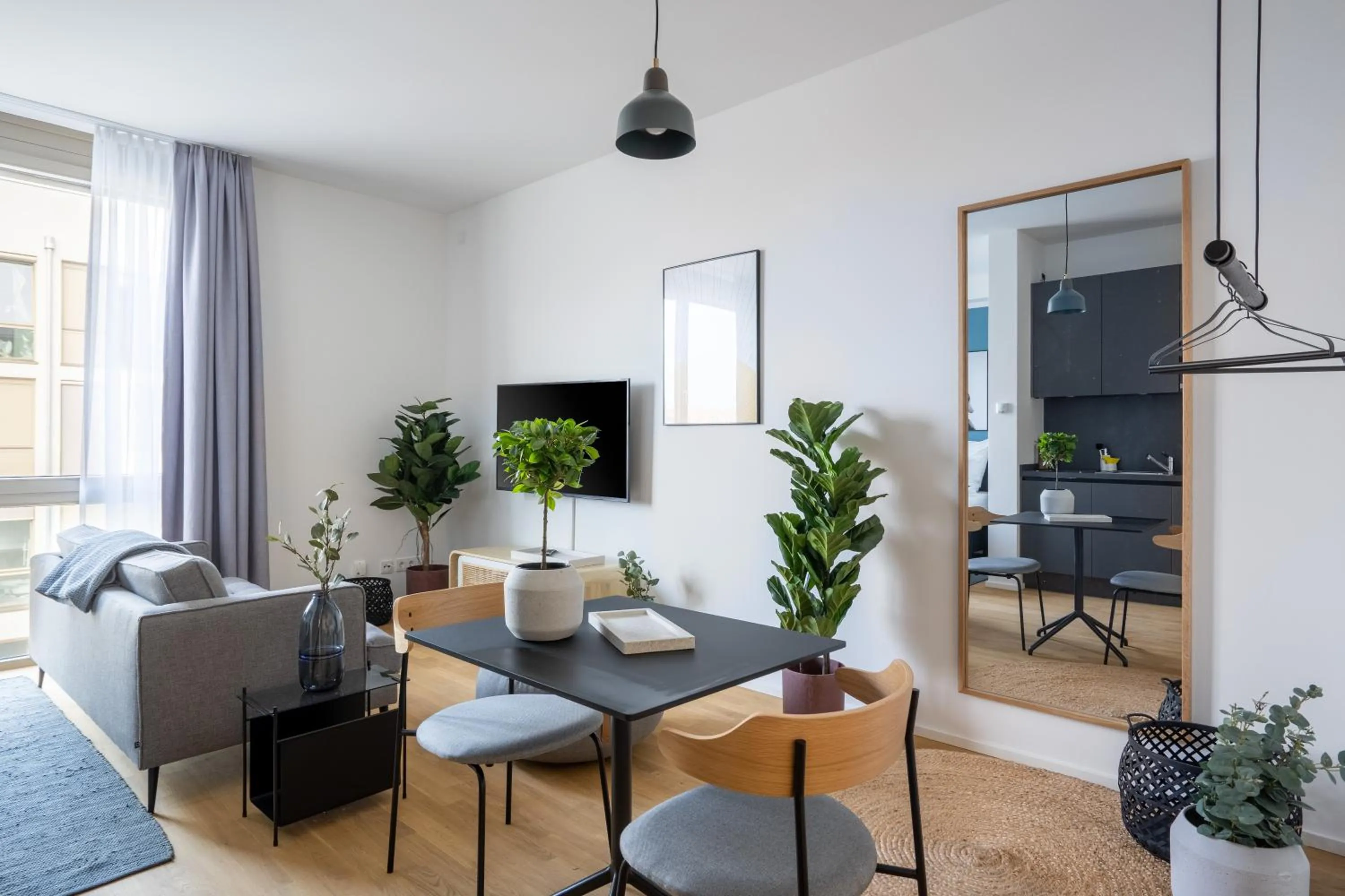 Seating area in Limehome Potsdam Annemarie-Wolff-Platz