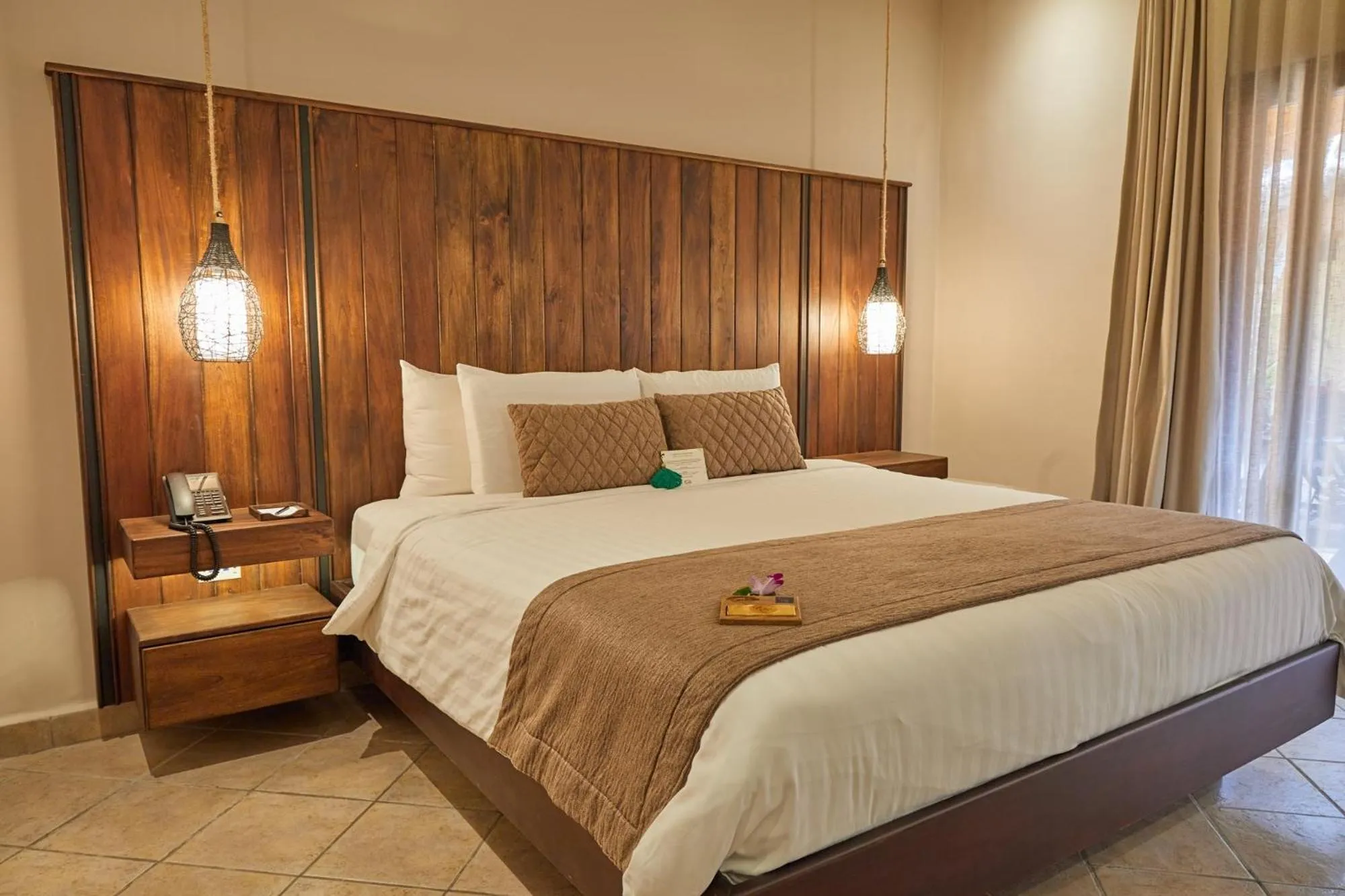 Bed in Valle Escondido Resort