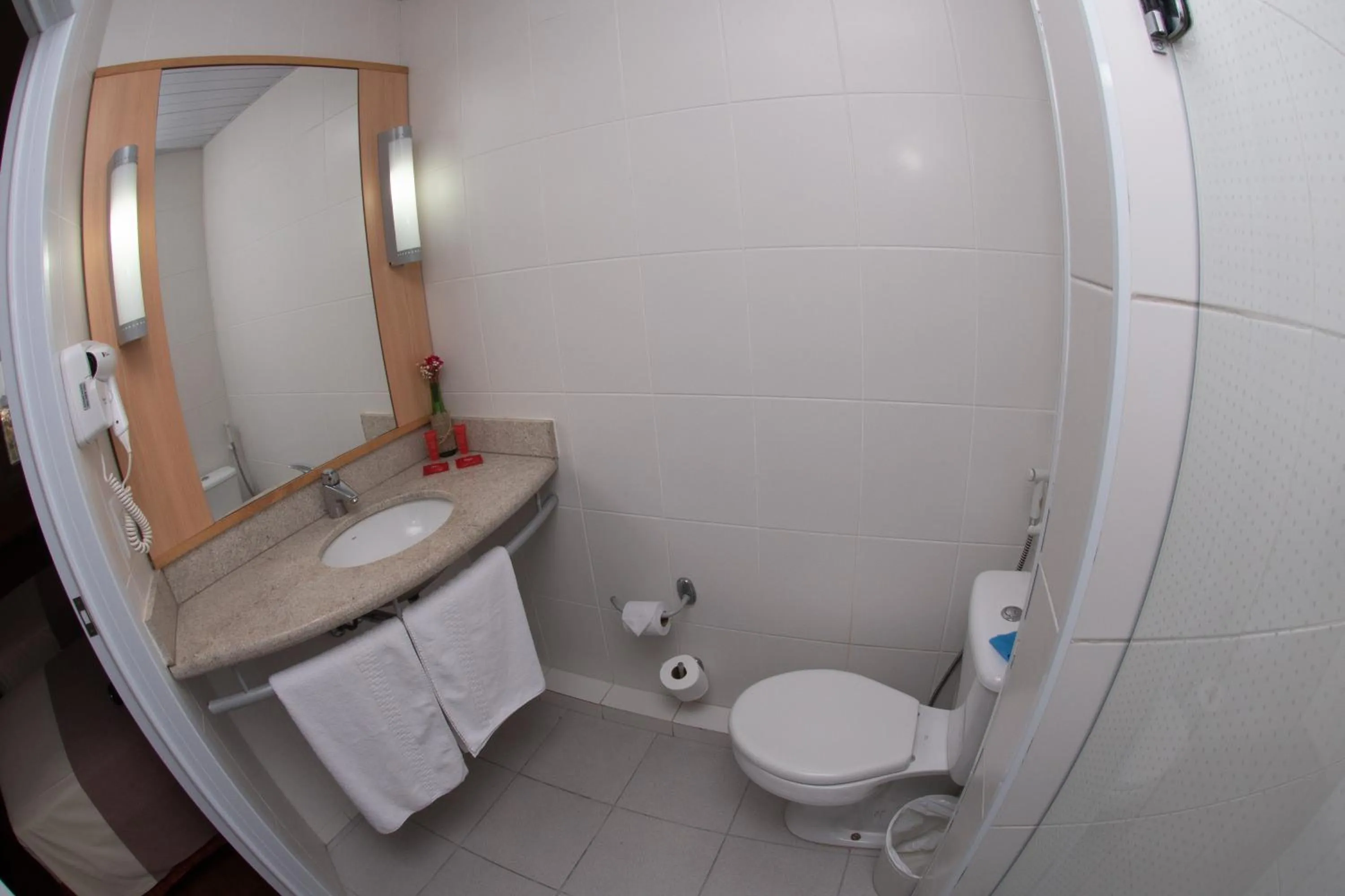 Bathroom in ibis Montes Claros Shopping