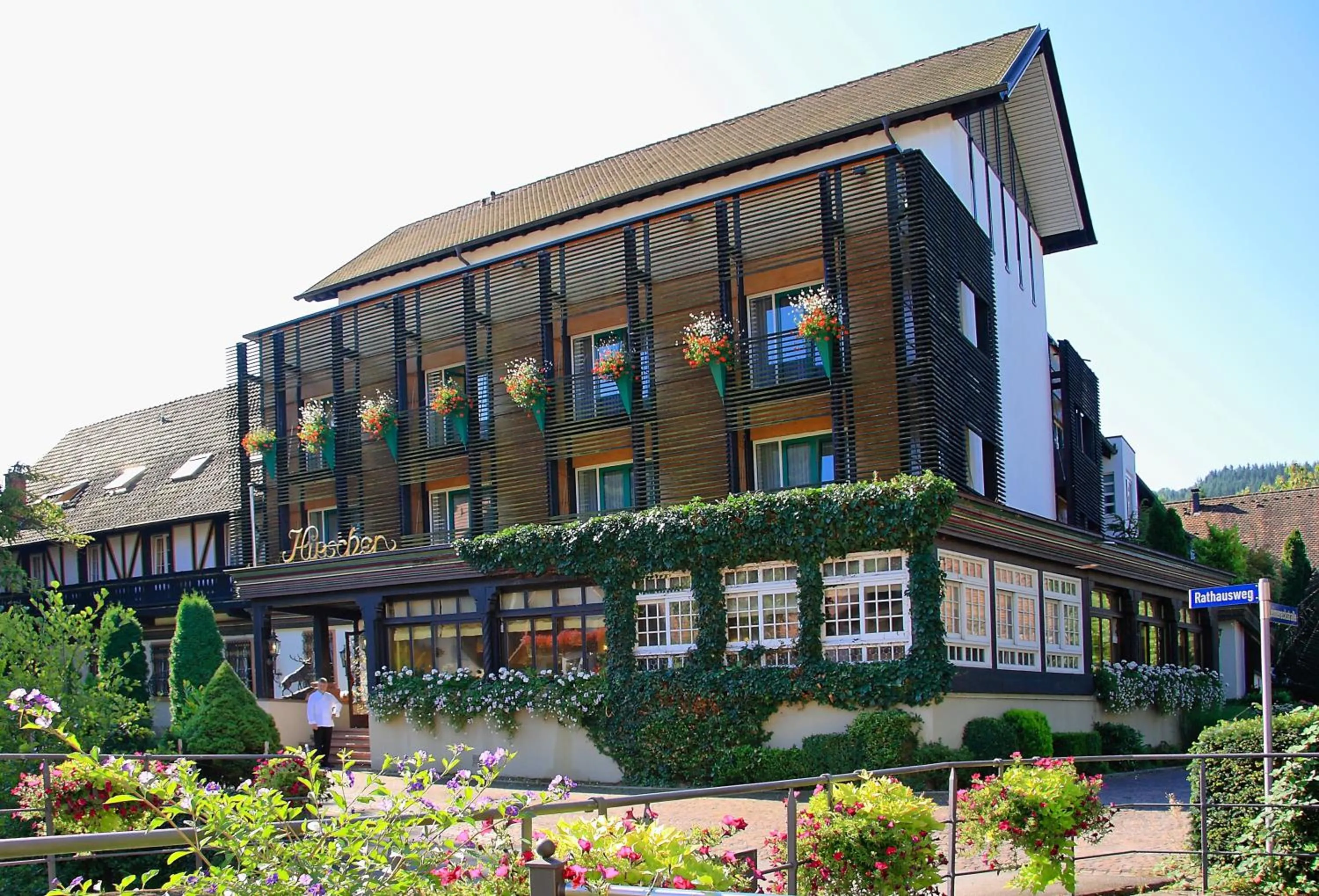 Facade/entrance in Hotel Hirschen