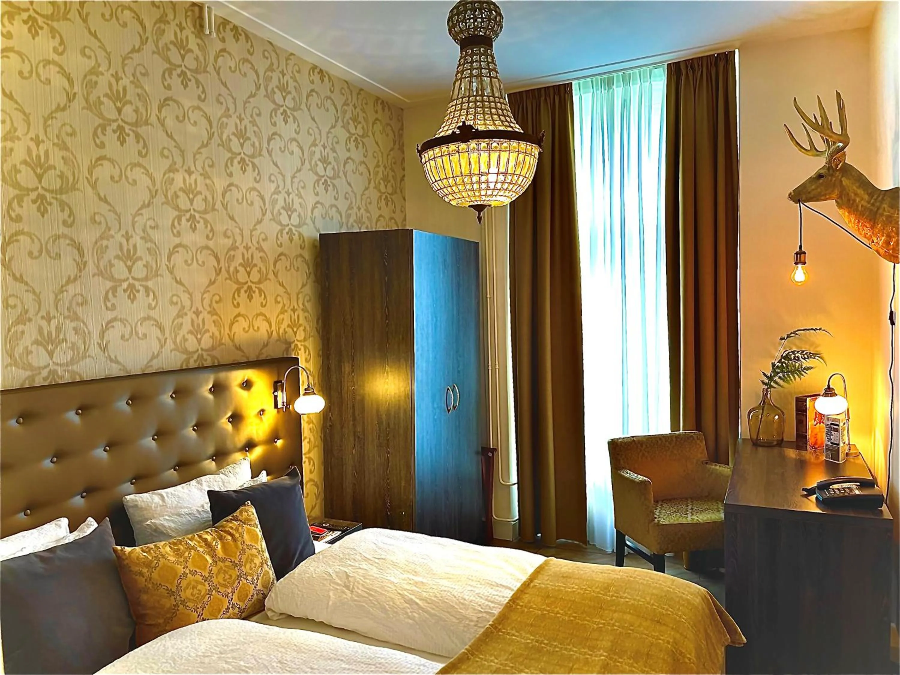 Bed in Parkhotel du Sauvage