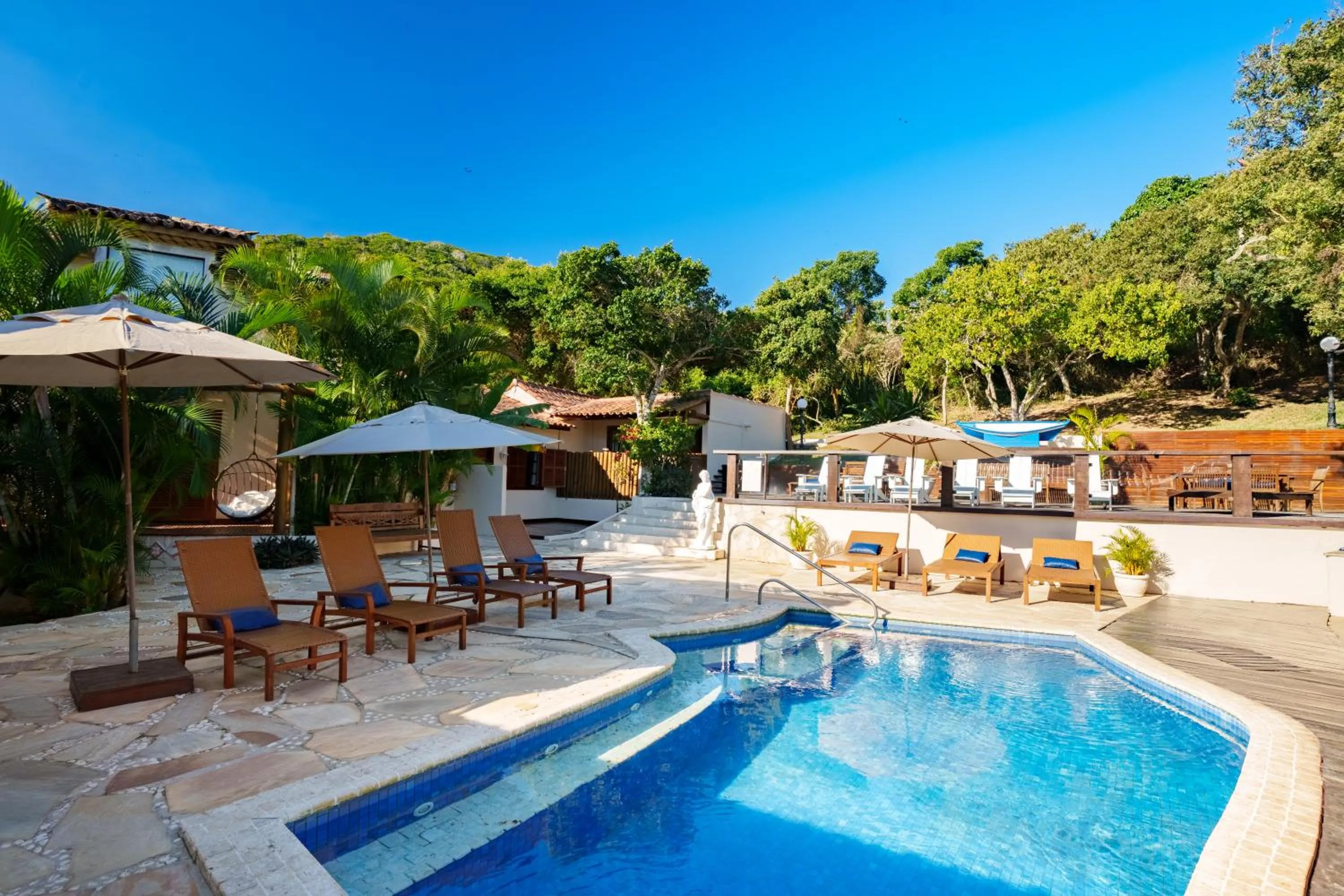 Swimming pool in Le Village Boutique Hotel