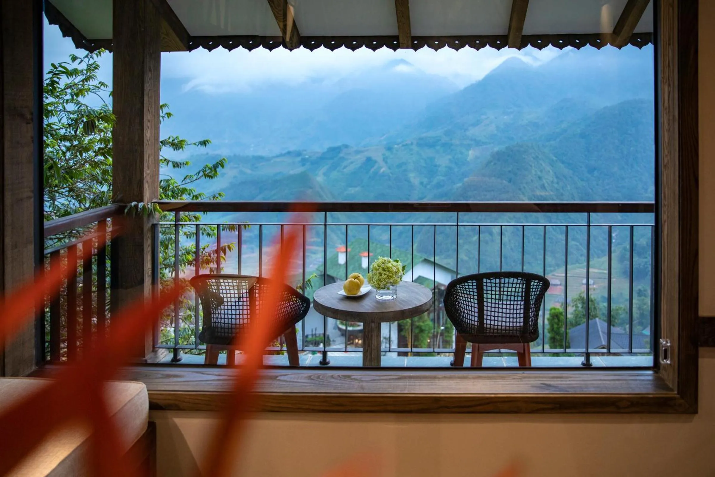 Balcony/Terrace in Sapa Catcat Hills Resort & Spa