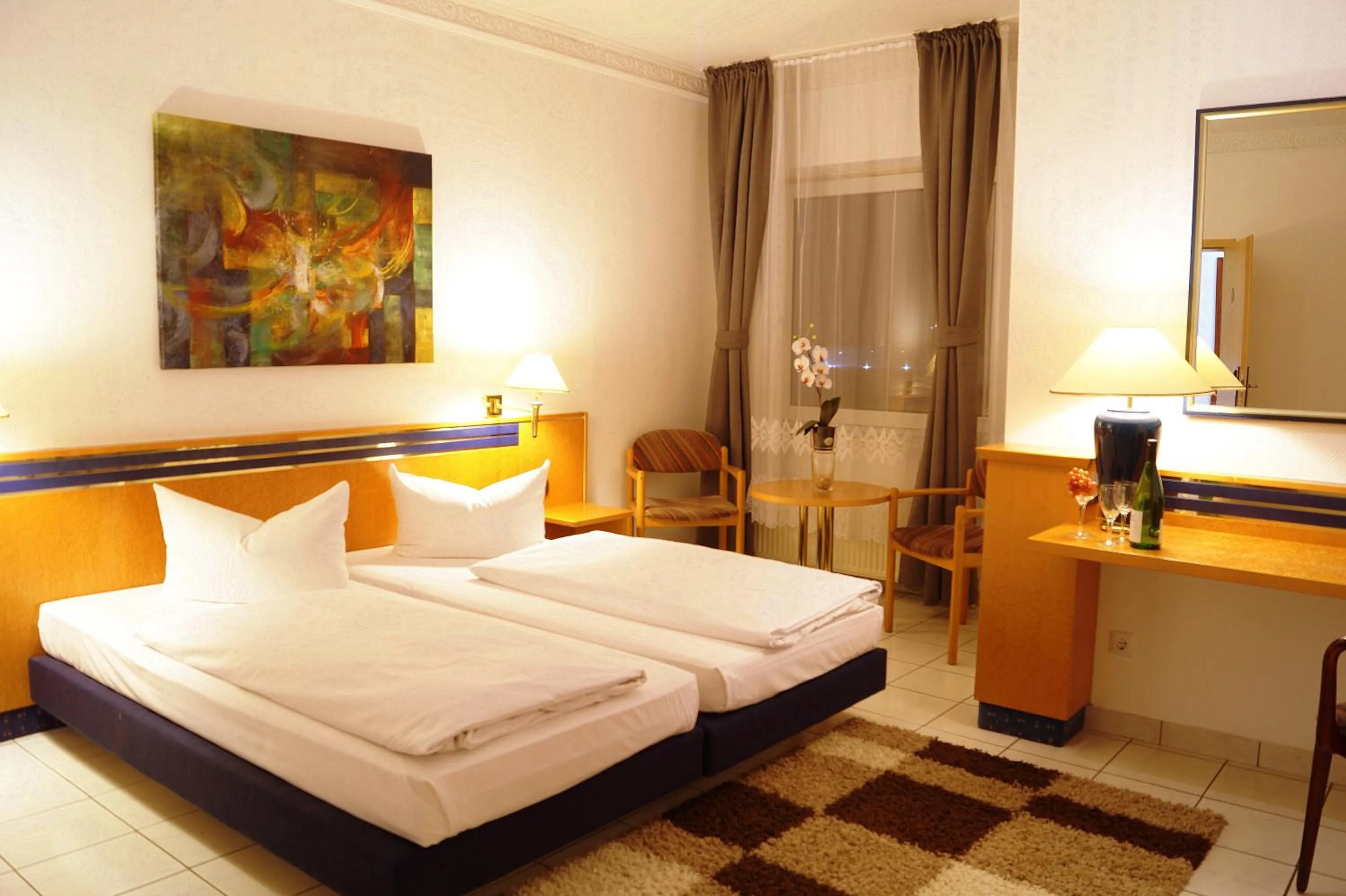 Photo of the whole room, Bed in Hotel Rahlstedter Hof