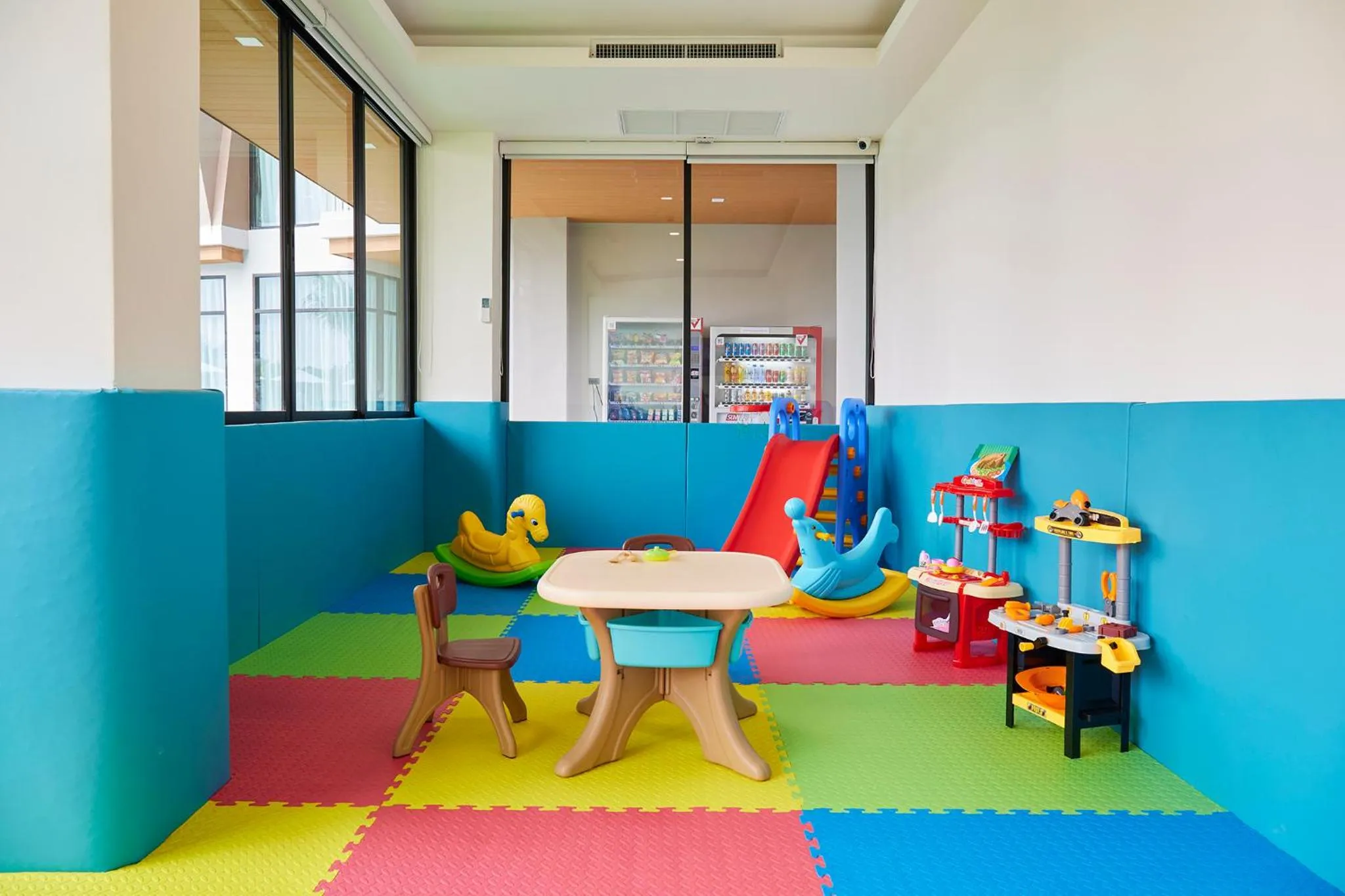 Children play ground in Elmas Cha Am Design Hotel