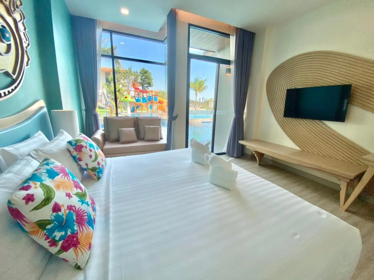 Bedroom, Bed in Elmas Cha Am Design Hotel