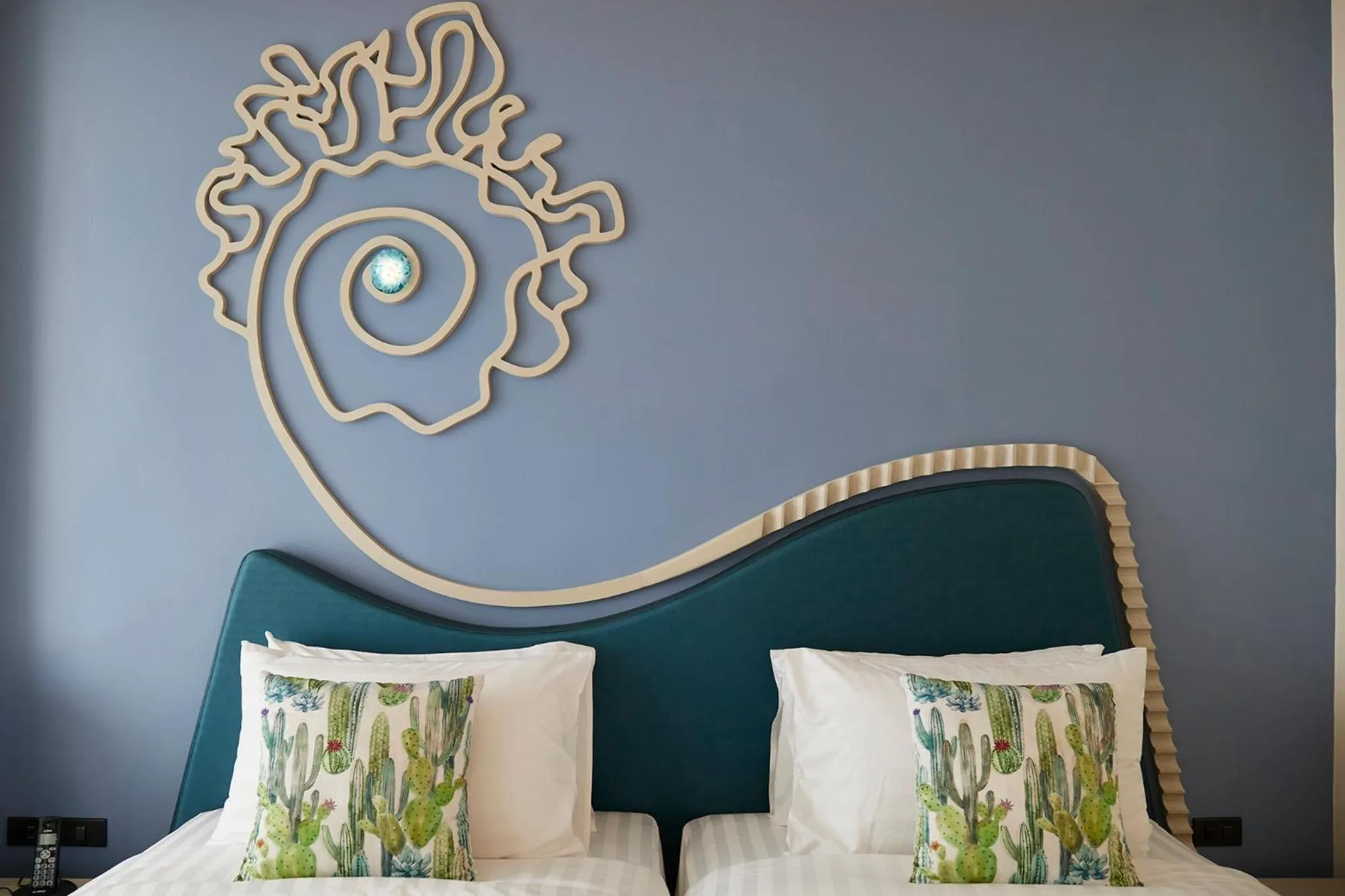 Bed in Elmas Cha Am Design Hotel