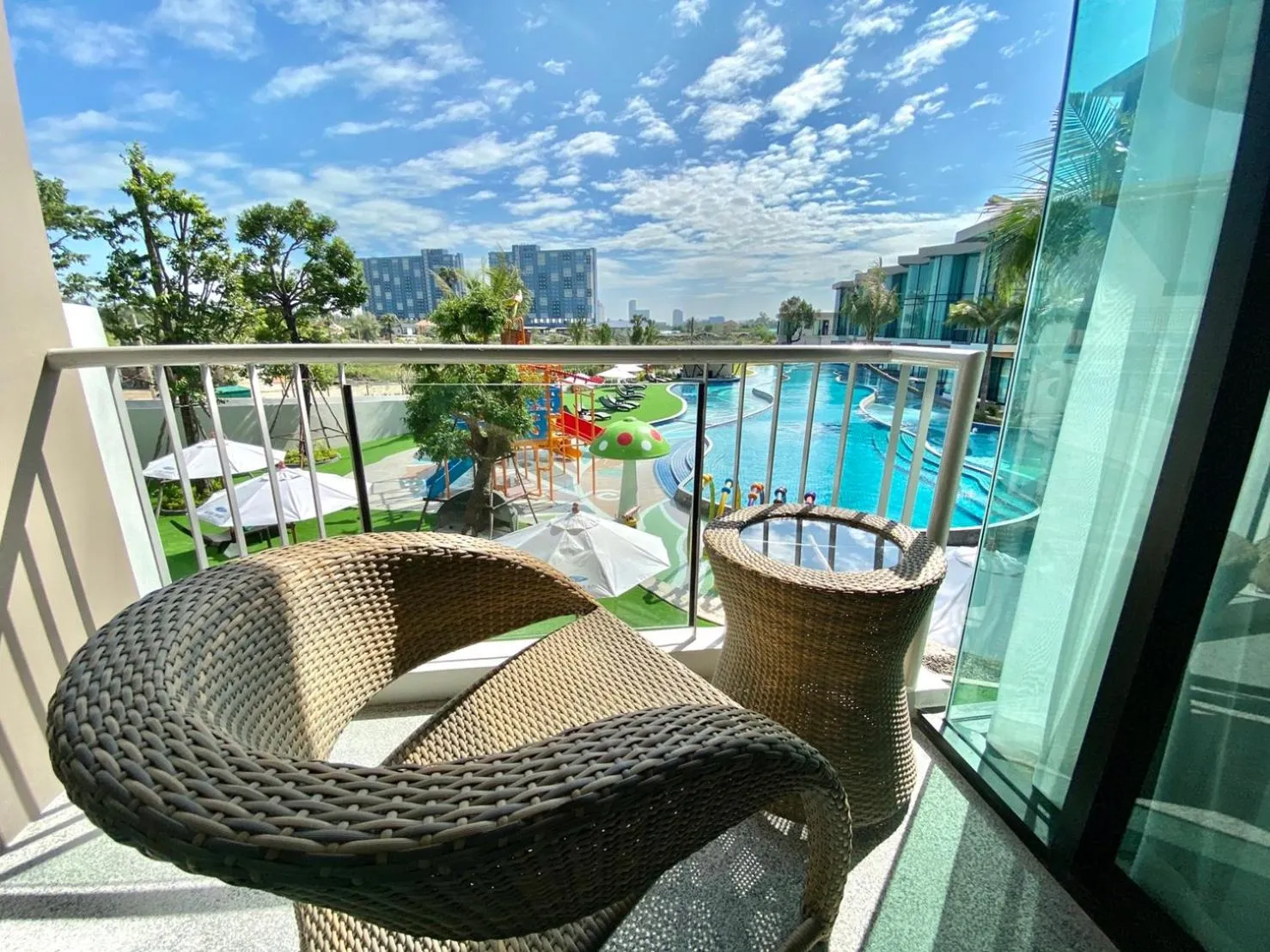 Balcony/Terrace in Elmas Cha Am Design Hotel