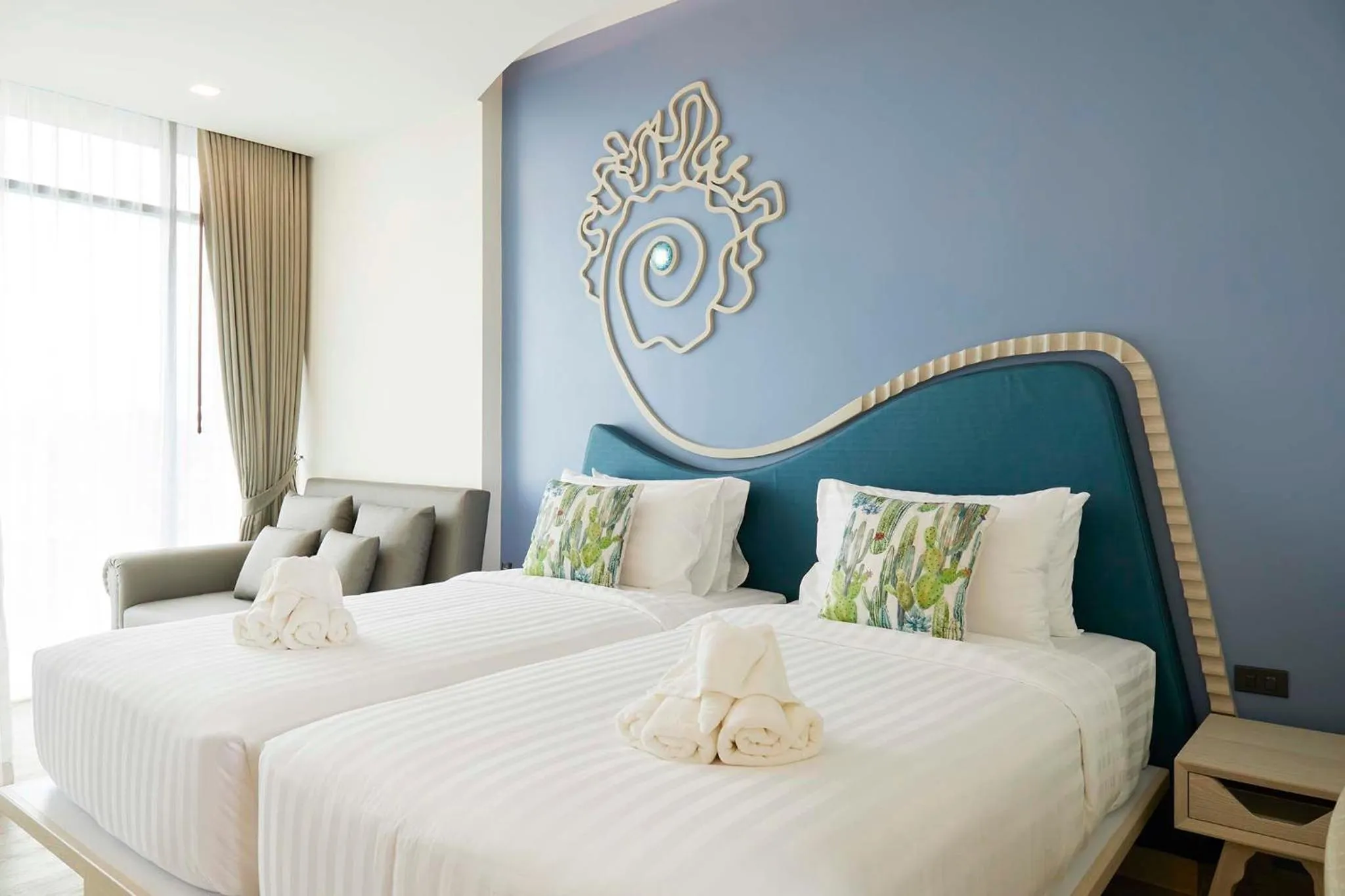 Bedroom, Bed in Elmas Cha Am Design Hotel