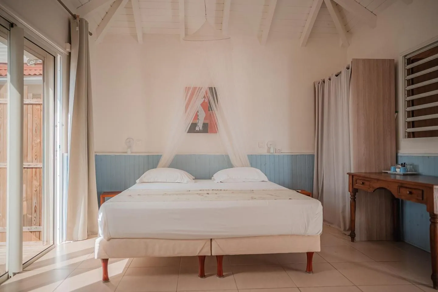 Bedroom, Bed in Coco Beach Marie-Galante