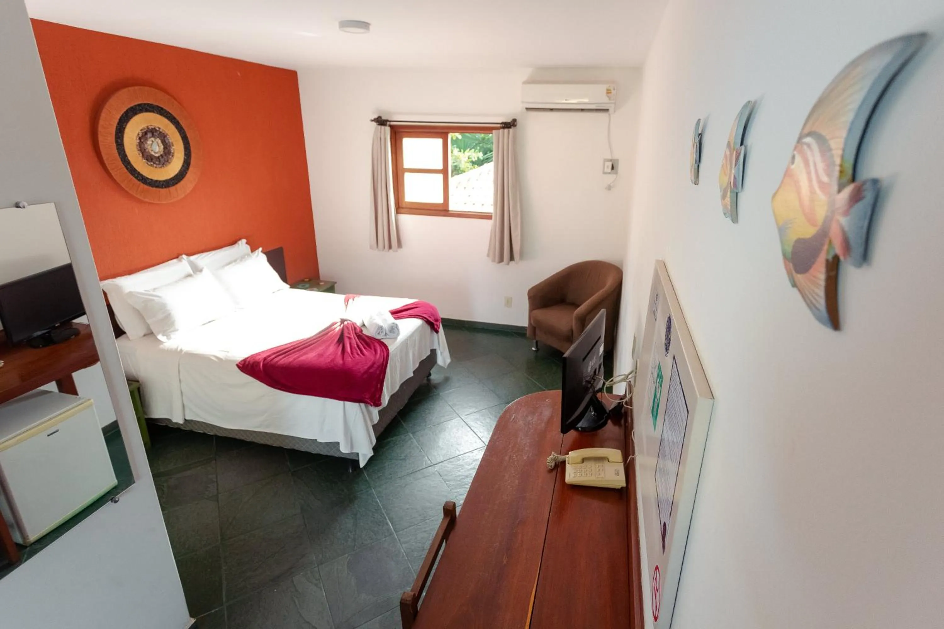 Bed in Pousada Céu de Estrelas