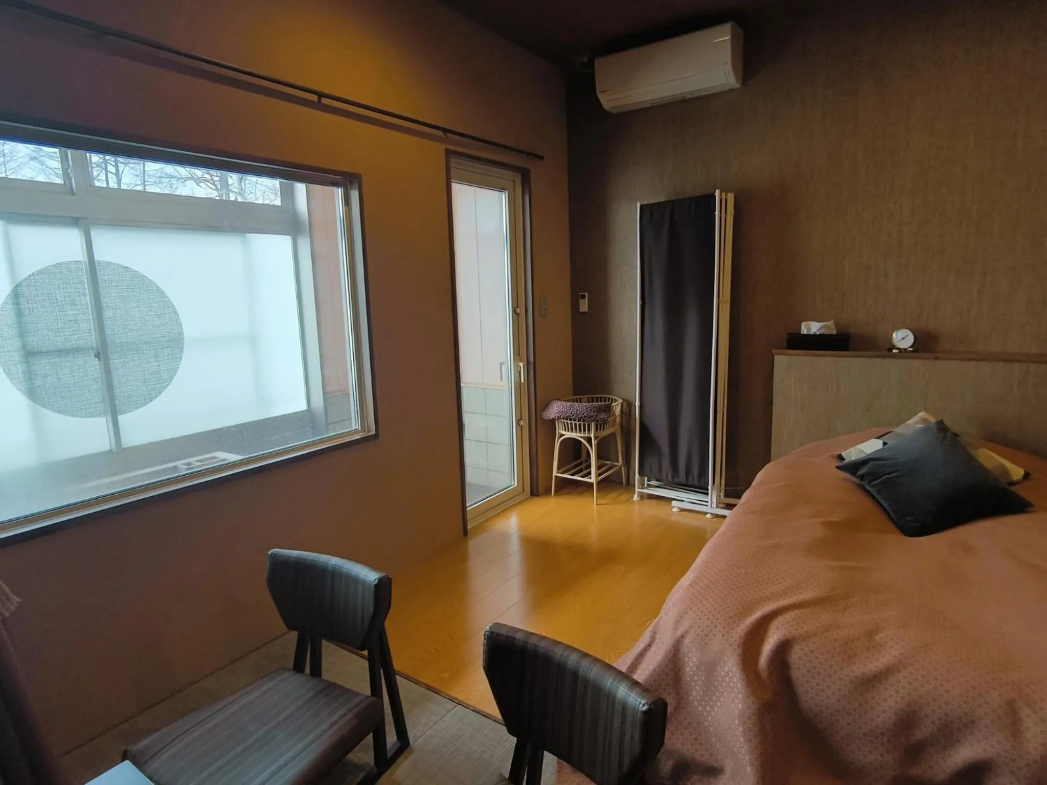 Bed in Mogamitakayu Zenshichinoyu Ohira