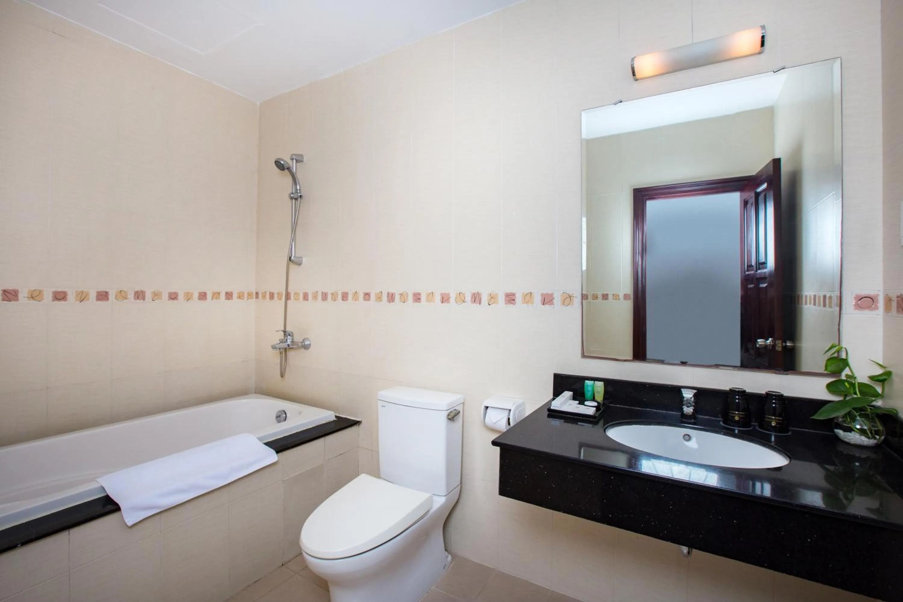 Shower in Thang Long Espana Hotel