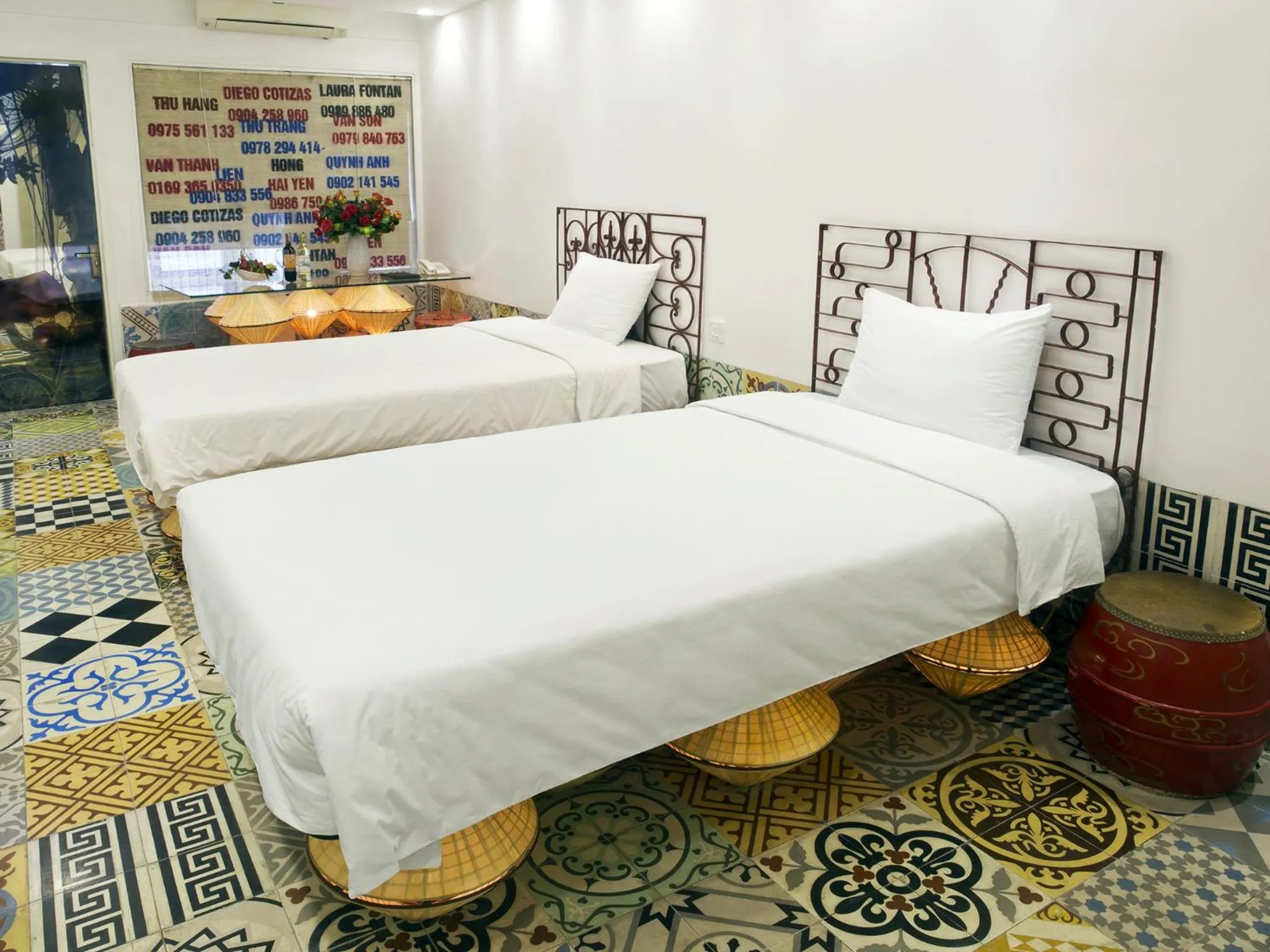 Photo of the whole room, Bed in Thang Long Espana Hotel