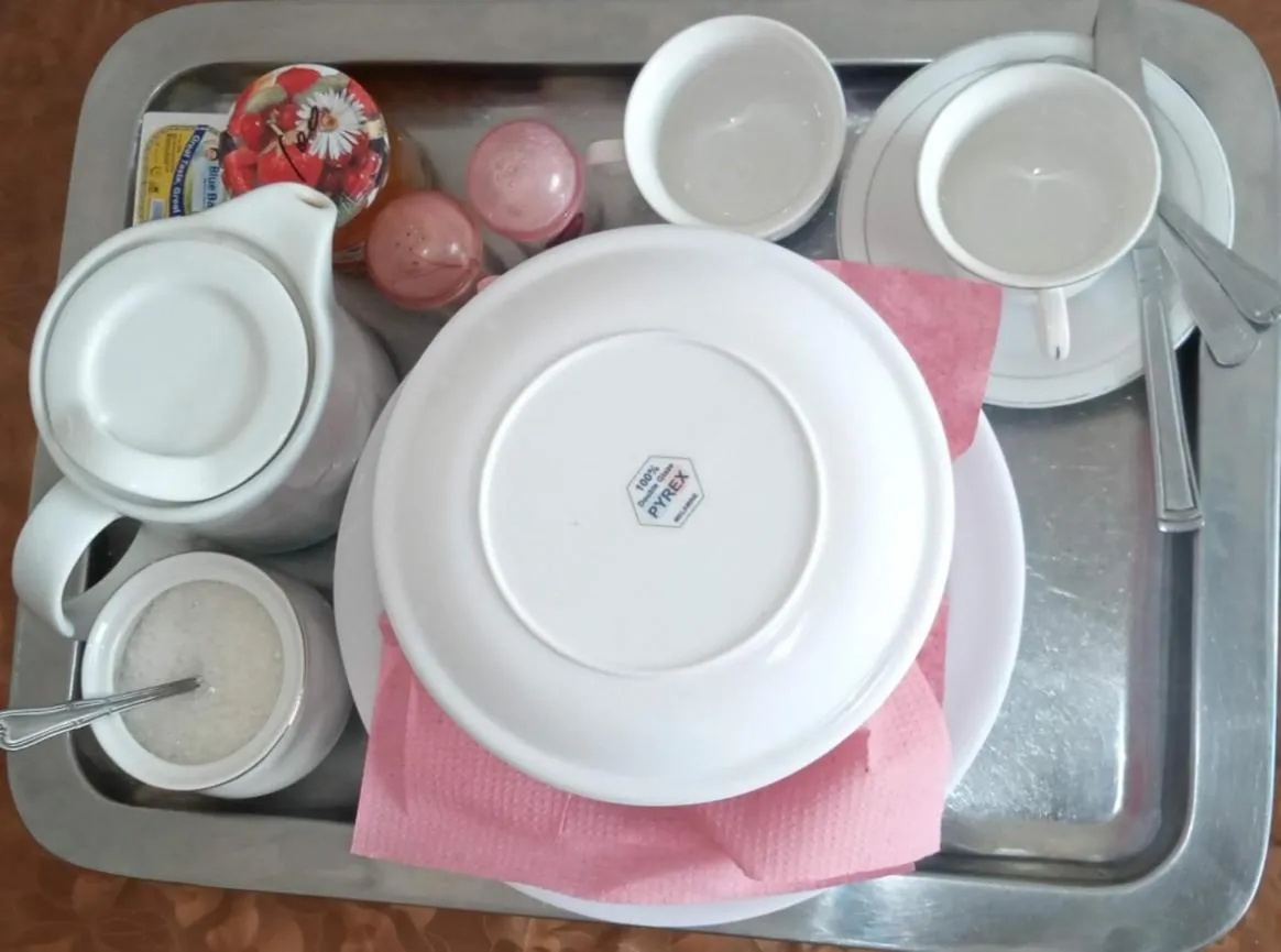 Continental breakfast in Hira Guest House