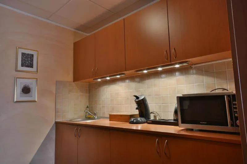 Kitchen or kitchenette in Hotel Nord