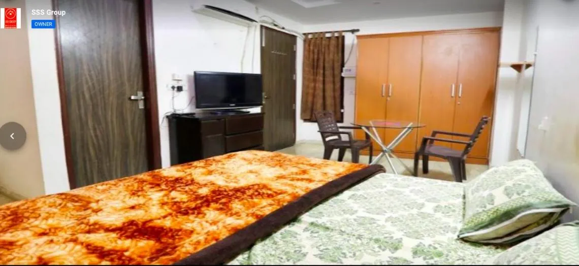 Bed in SSS Group Hotel Dwarka Delhi