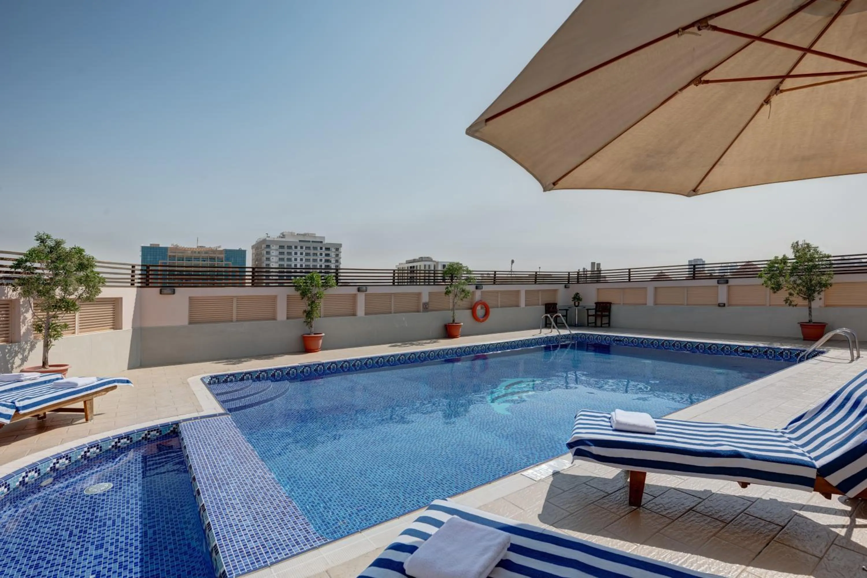 Swimming pool in Radiance Premium Suites