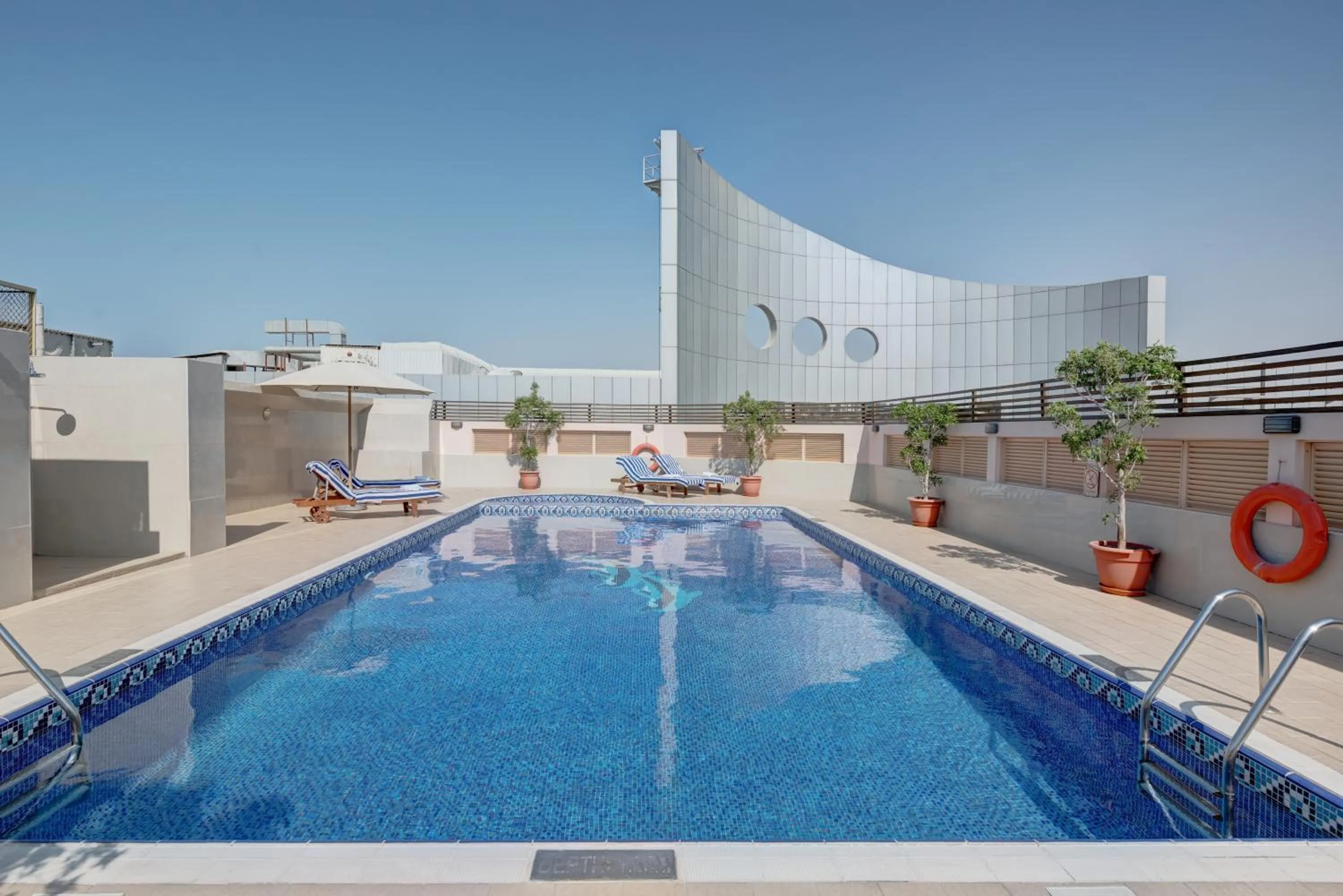 Swimming pool in Radiance Premium Suites