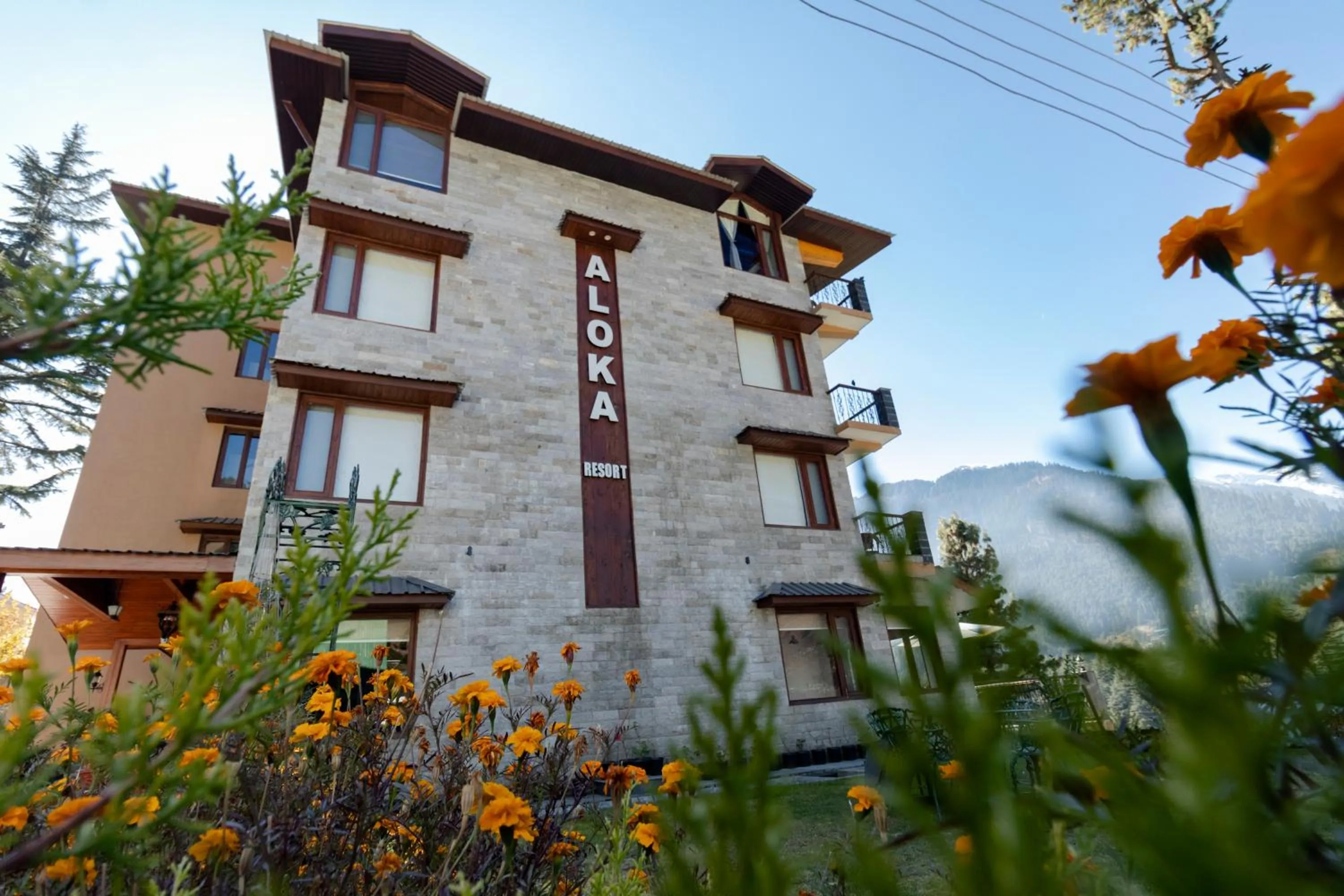 Property building in Aloka Resort