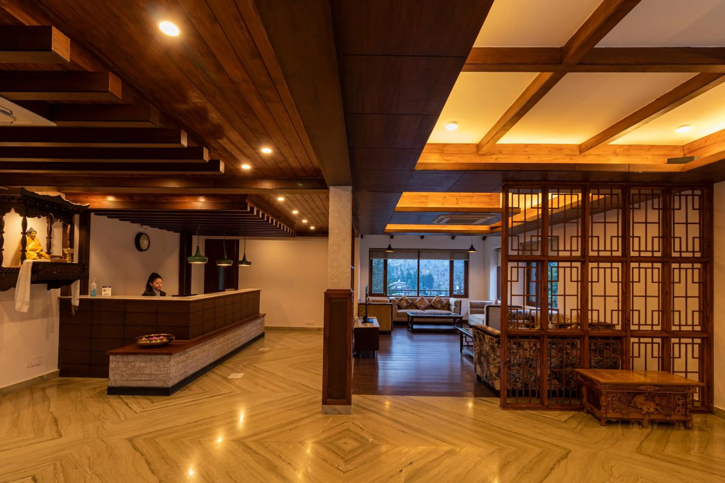 Seating area in Aloka Resort