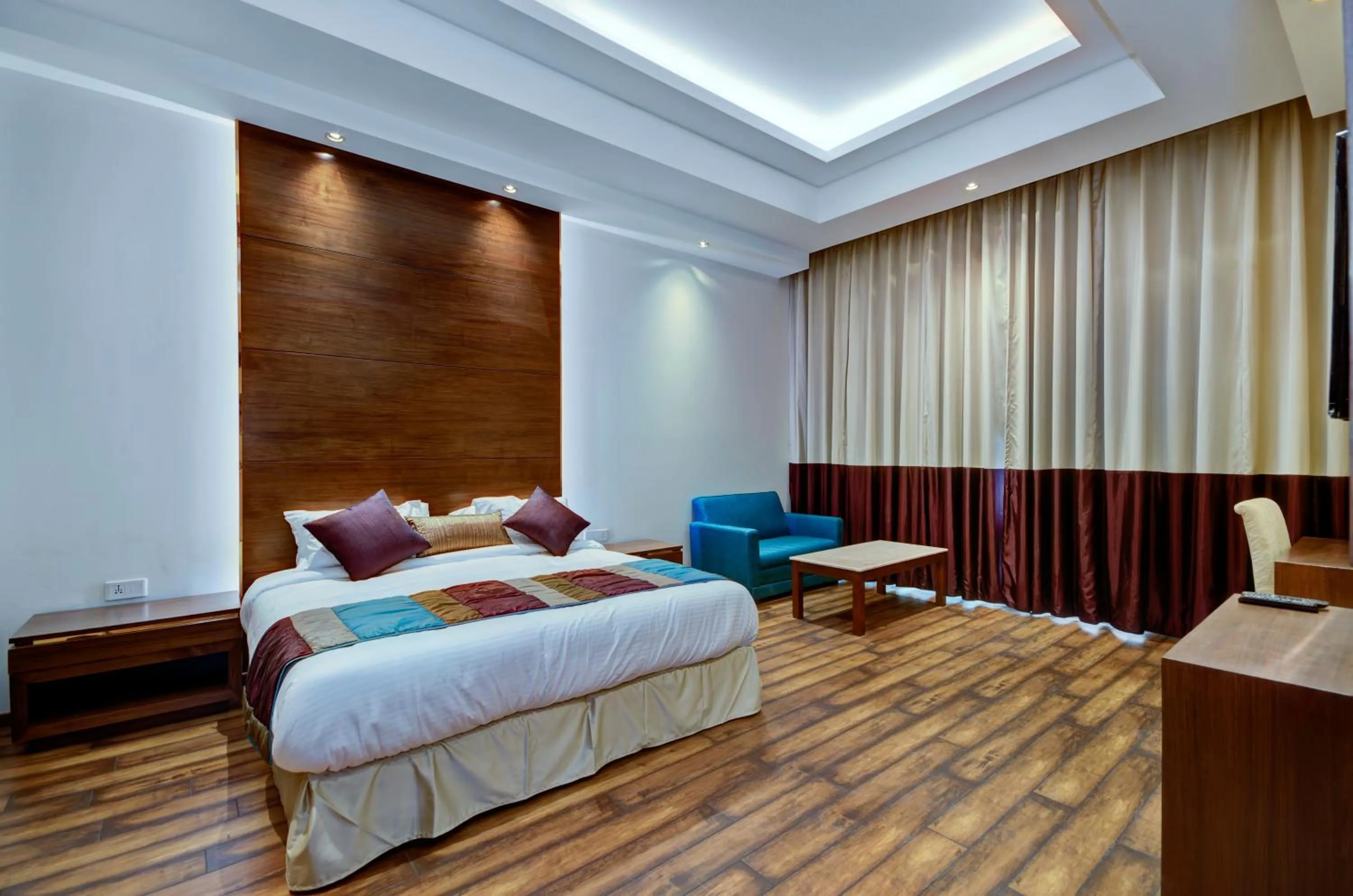 Photo of the whole room, Bed in Hotel La Sagrita,Sunder Nagar