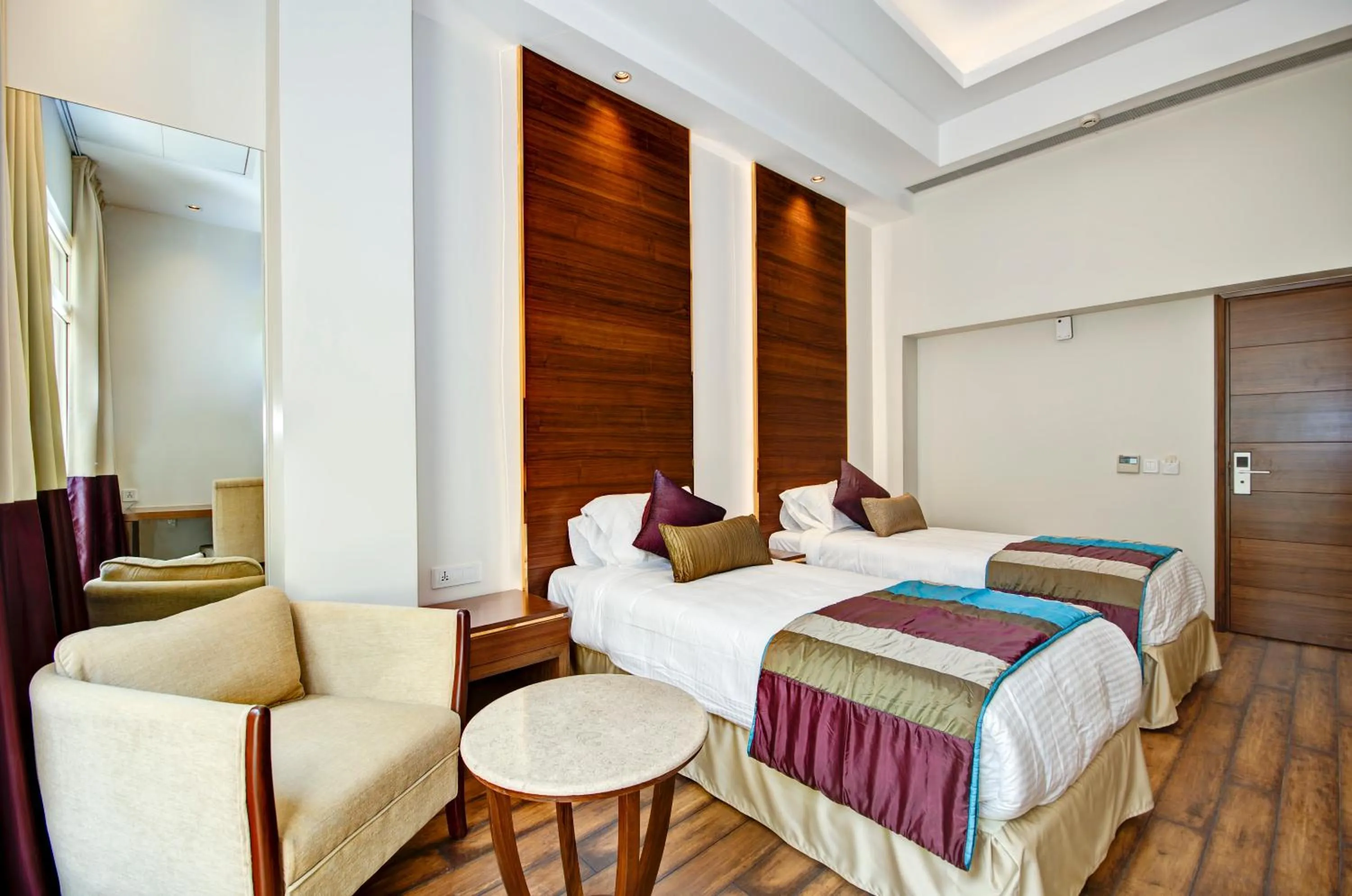 Photo of the whole room, Bed in Hotel La Sagrita,Sunder Nagar