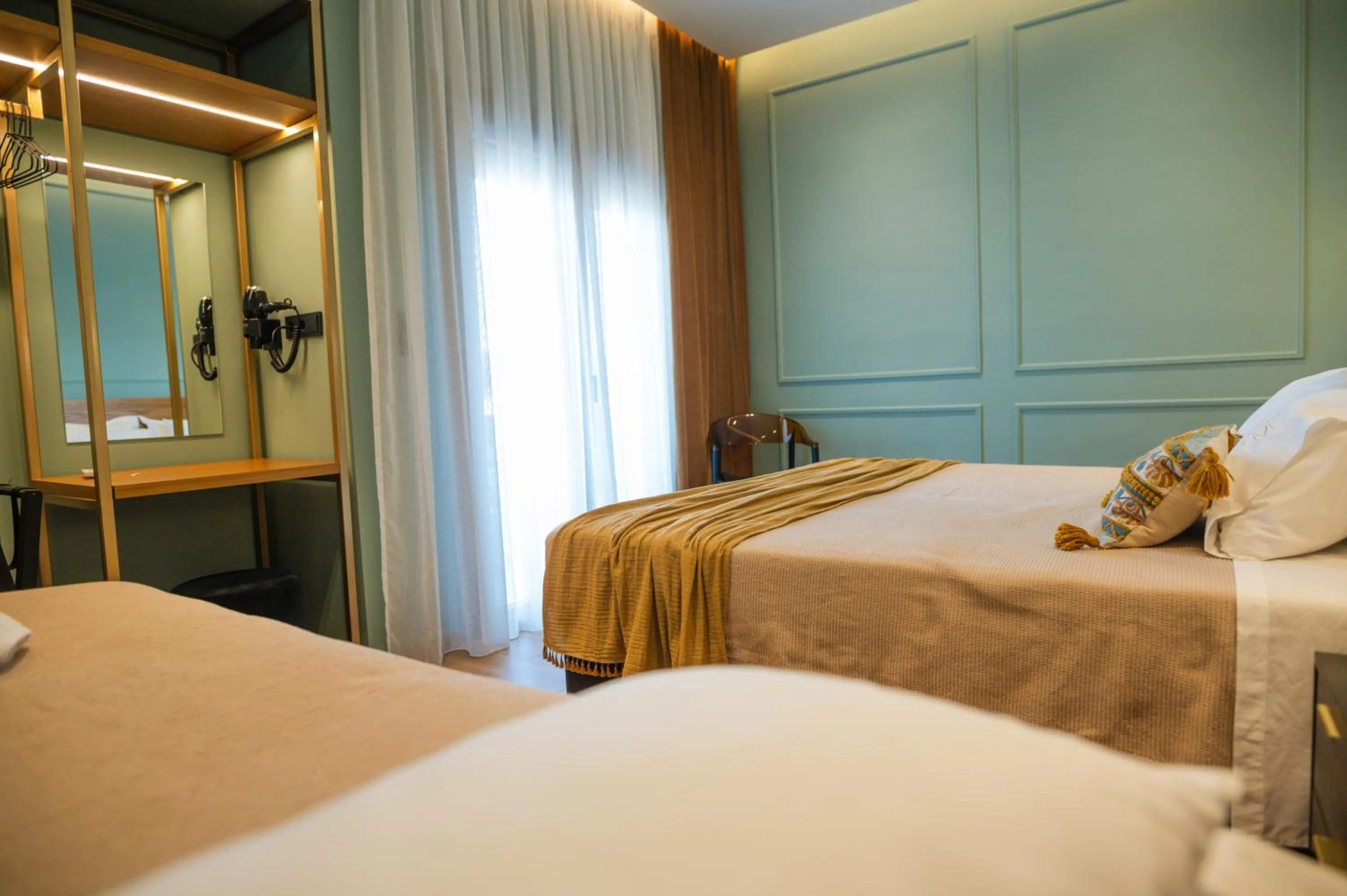 Bedroom in Aggelos Hotel