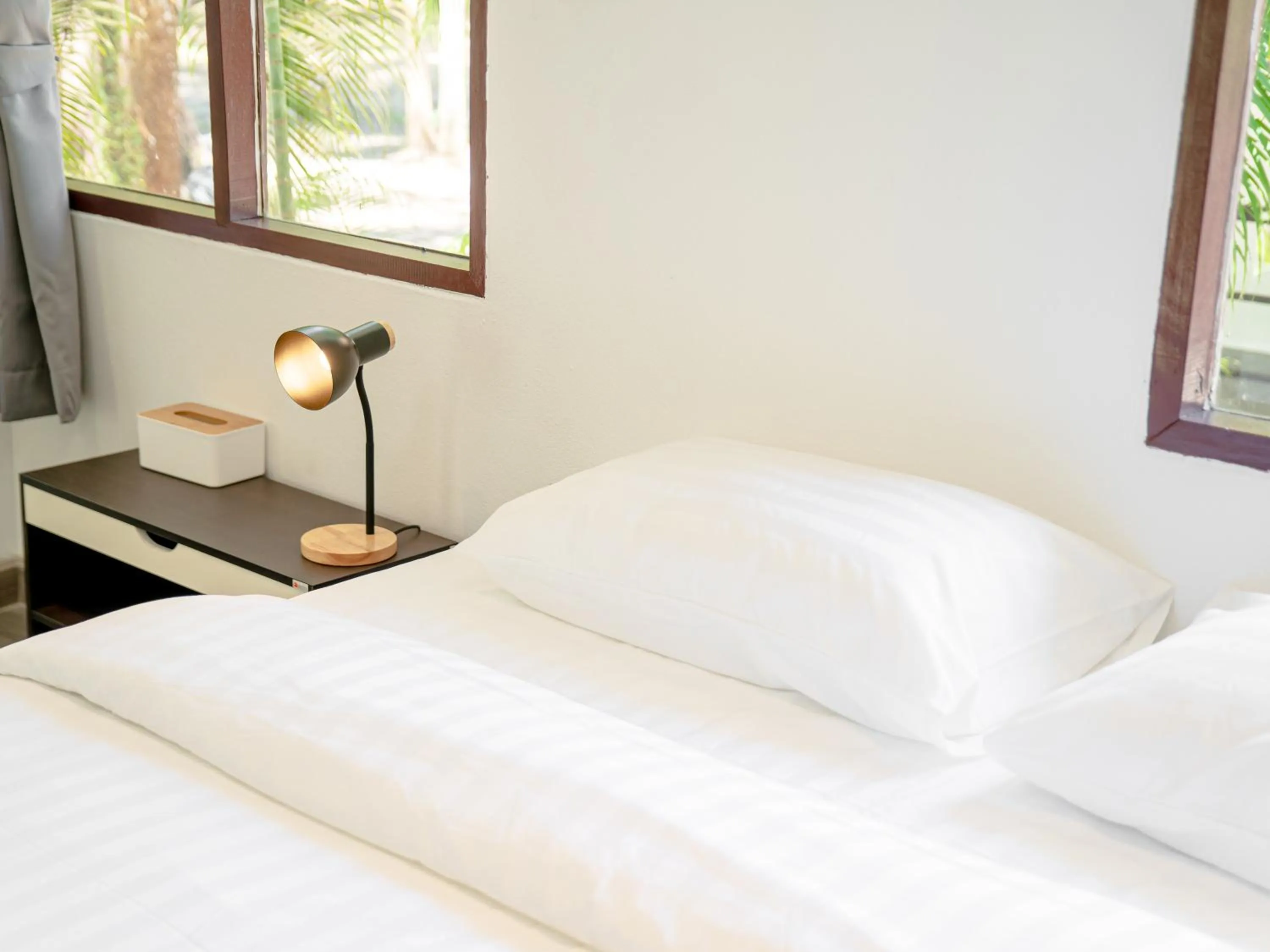 Bed in Sand Beach Bungalow