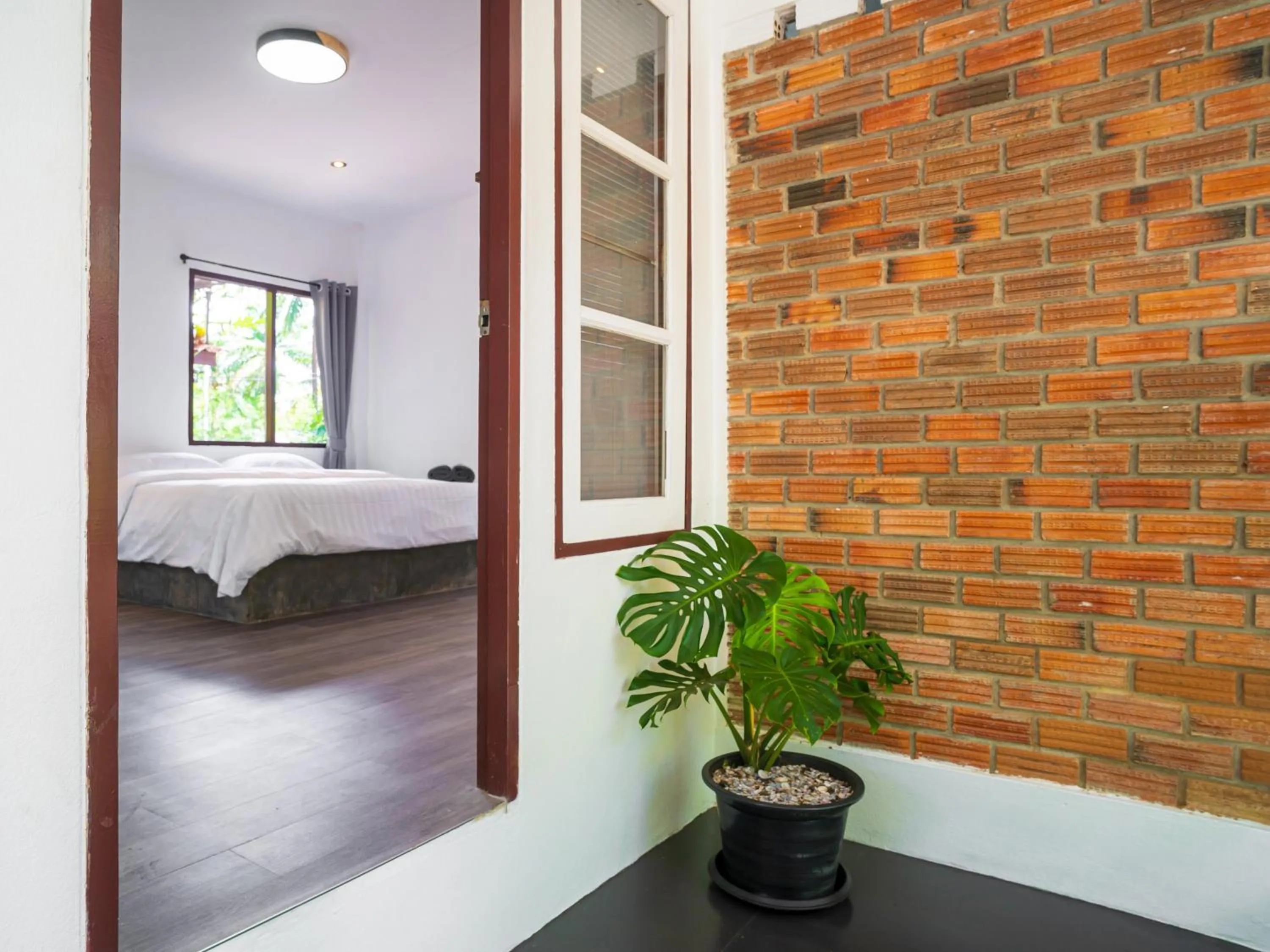 Bed in Sand Beach Bungalow