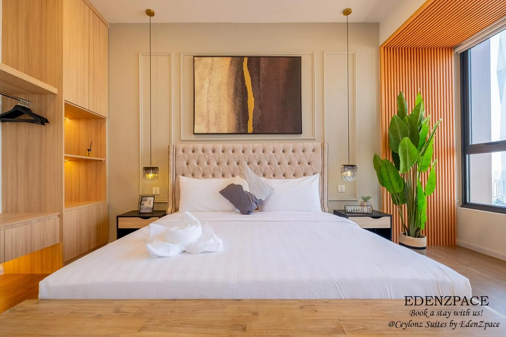 Bed in Ceylonz Suites by EdenZpace