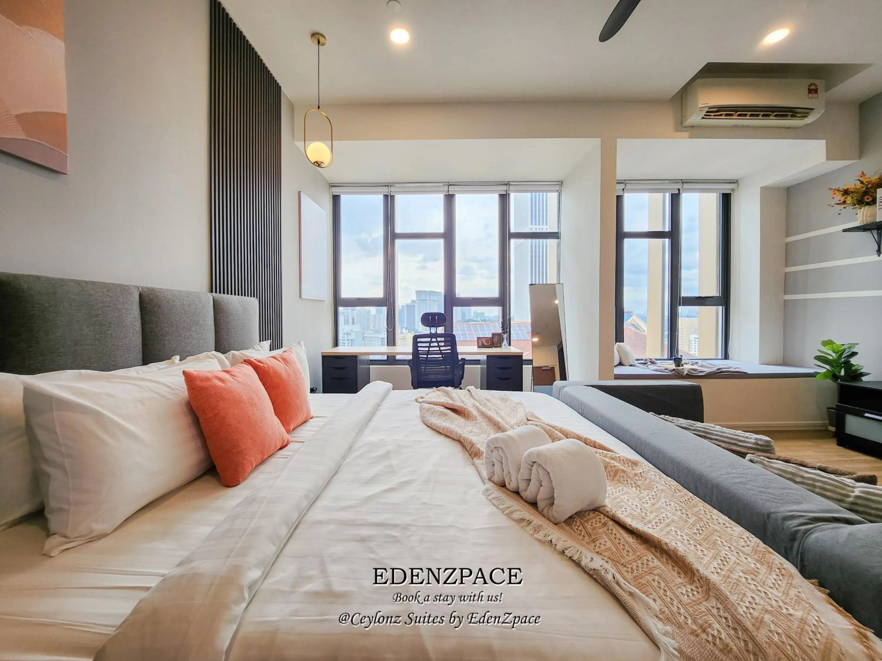 Bed in Ceylonz Suites by EdenZpace