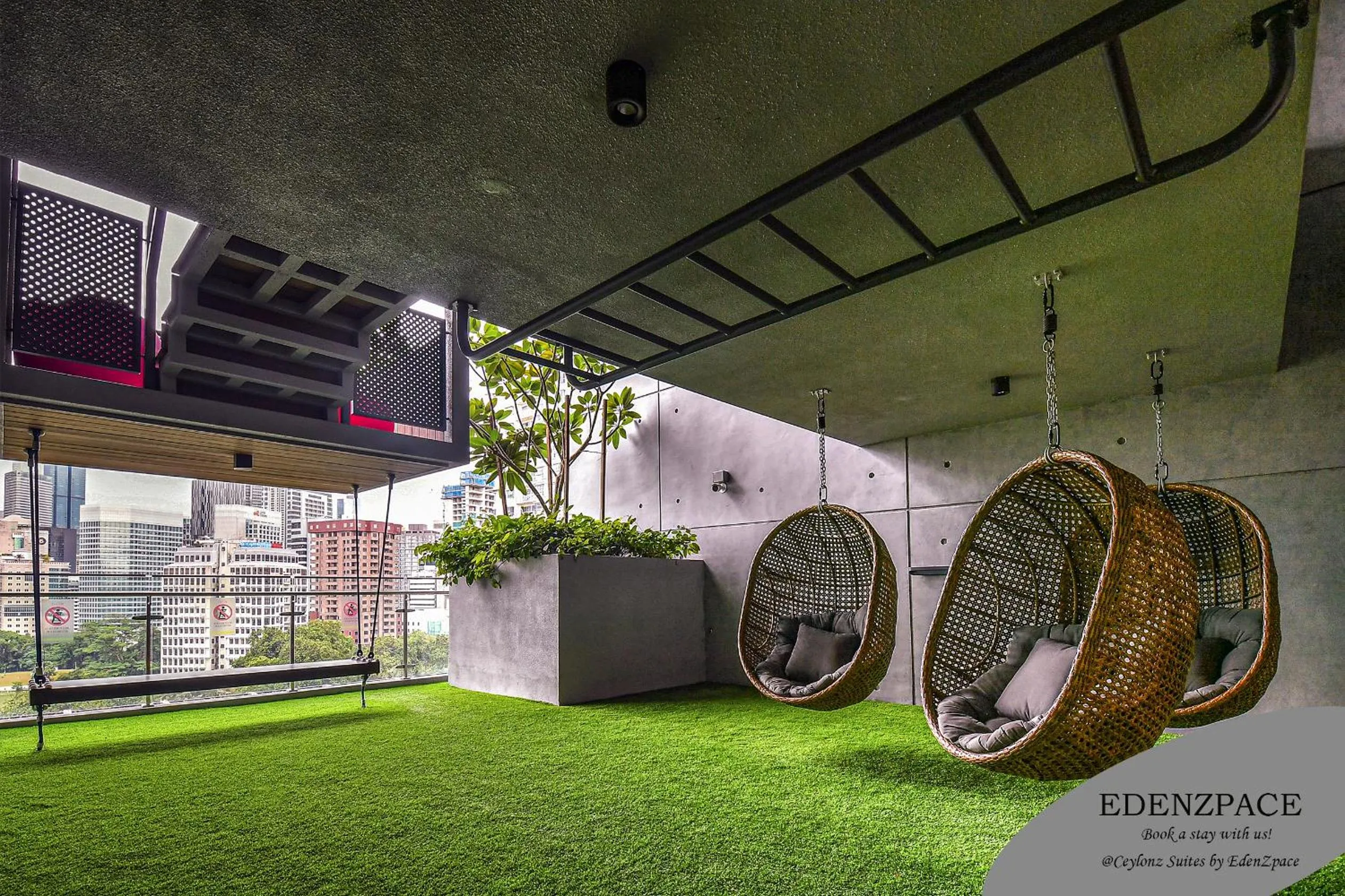 Patio in Ceylonz Suites by EdenZpace