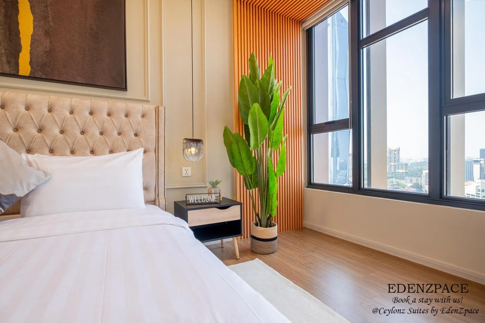 Bed in Ceylonz Suites by EdenZpace